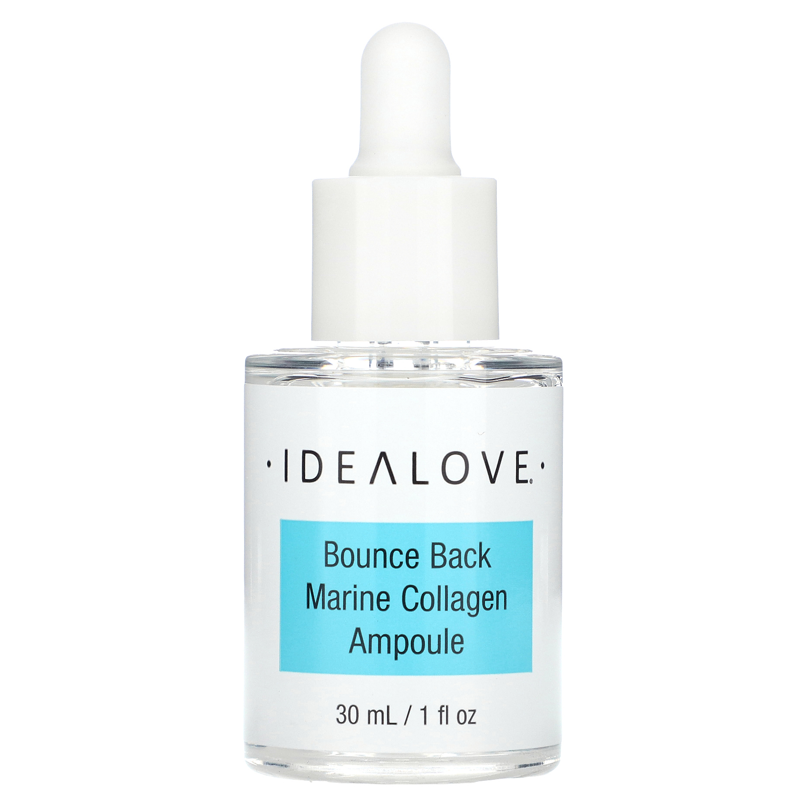 Idealove, Bounce Back, Marine Collagen Ampoule, сыворотка с морским коллагеном, 30 мл (1 жидк. унция)