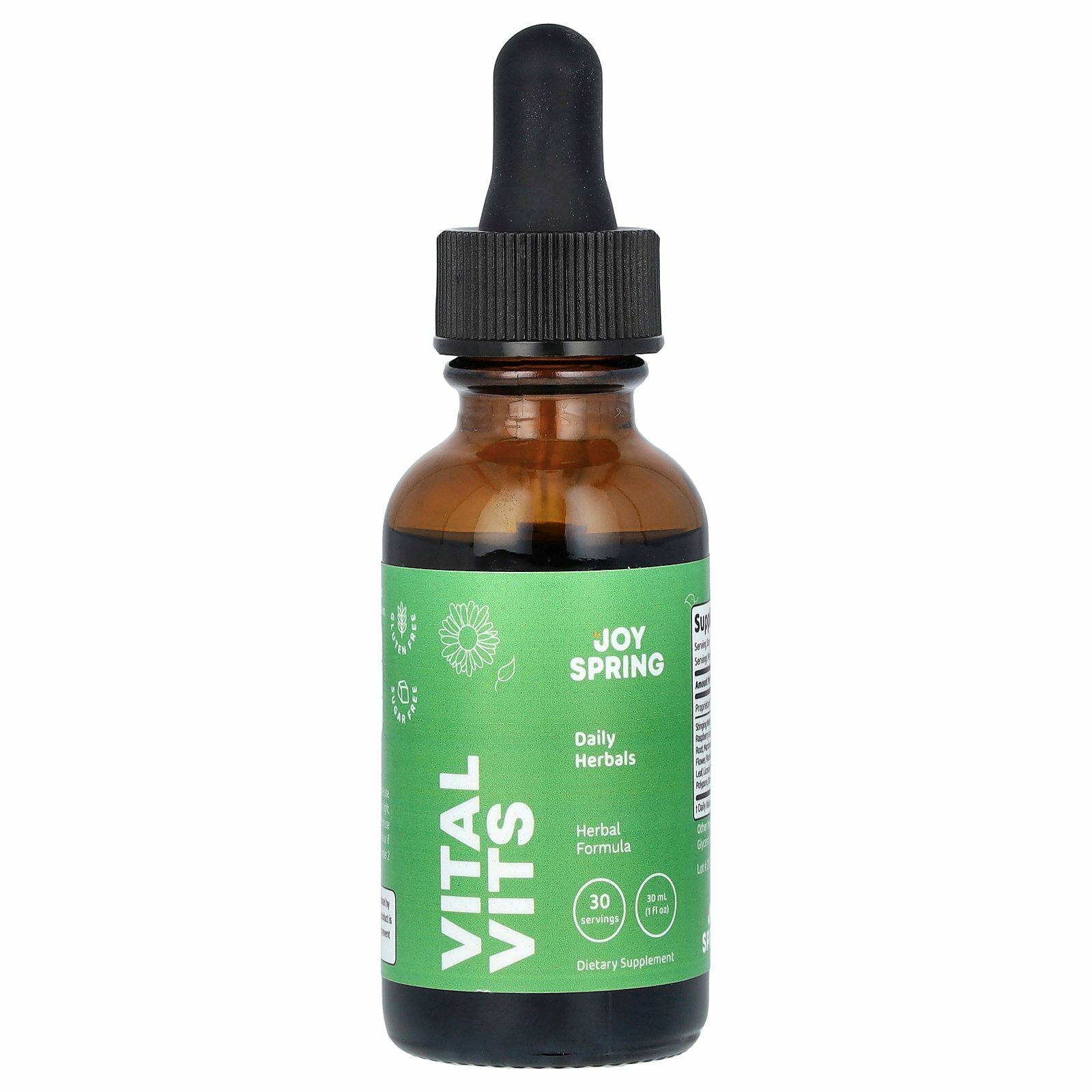 JoySpring, Vital Vits, Daily Herbals, 1 жидкая унция (30 мл)