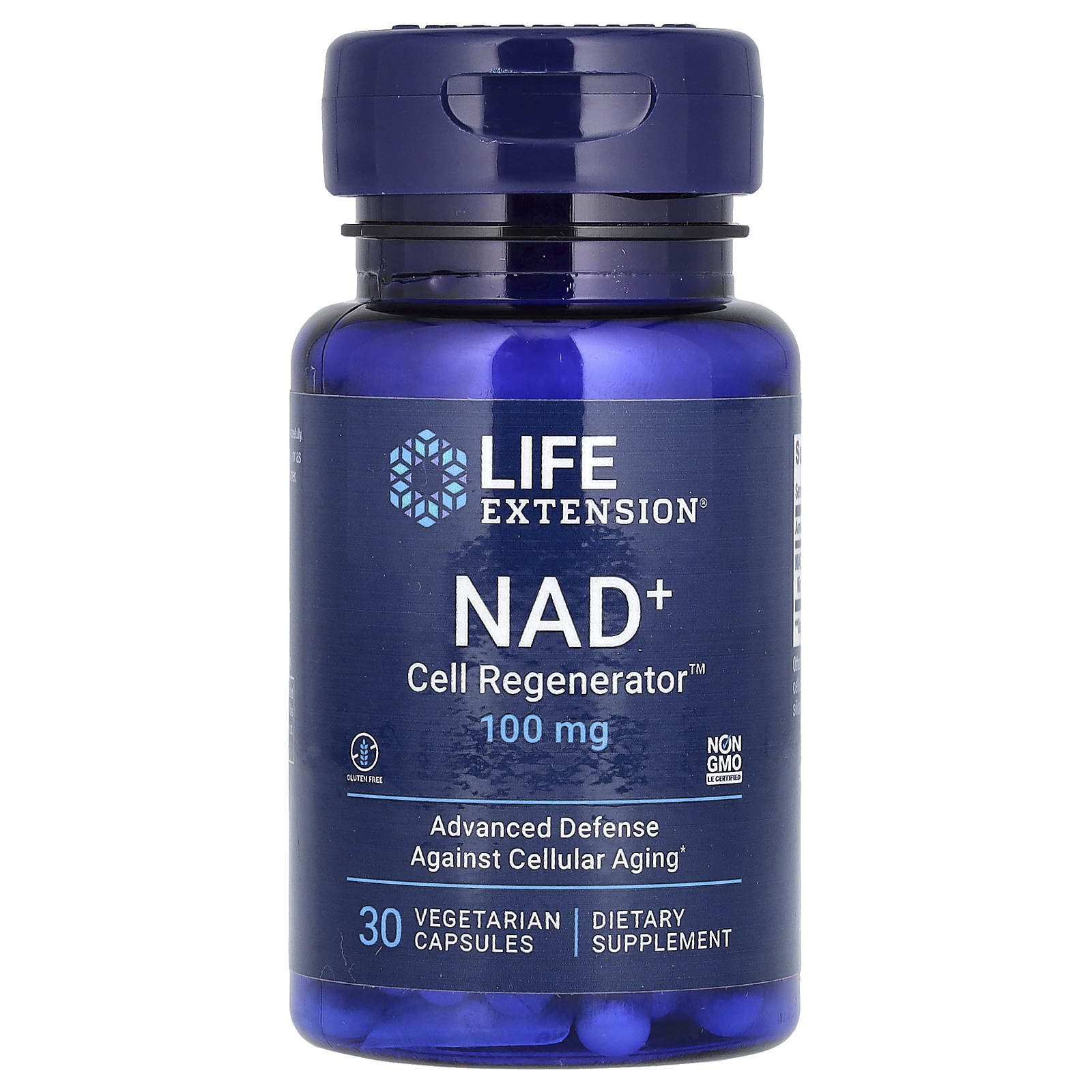 Life Extension, регенератор НАД и клеток, 100 мг, 30 вегетарианских капсул