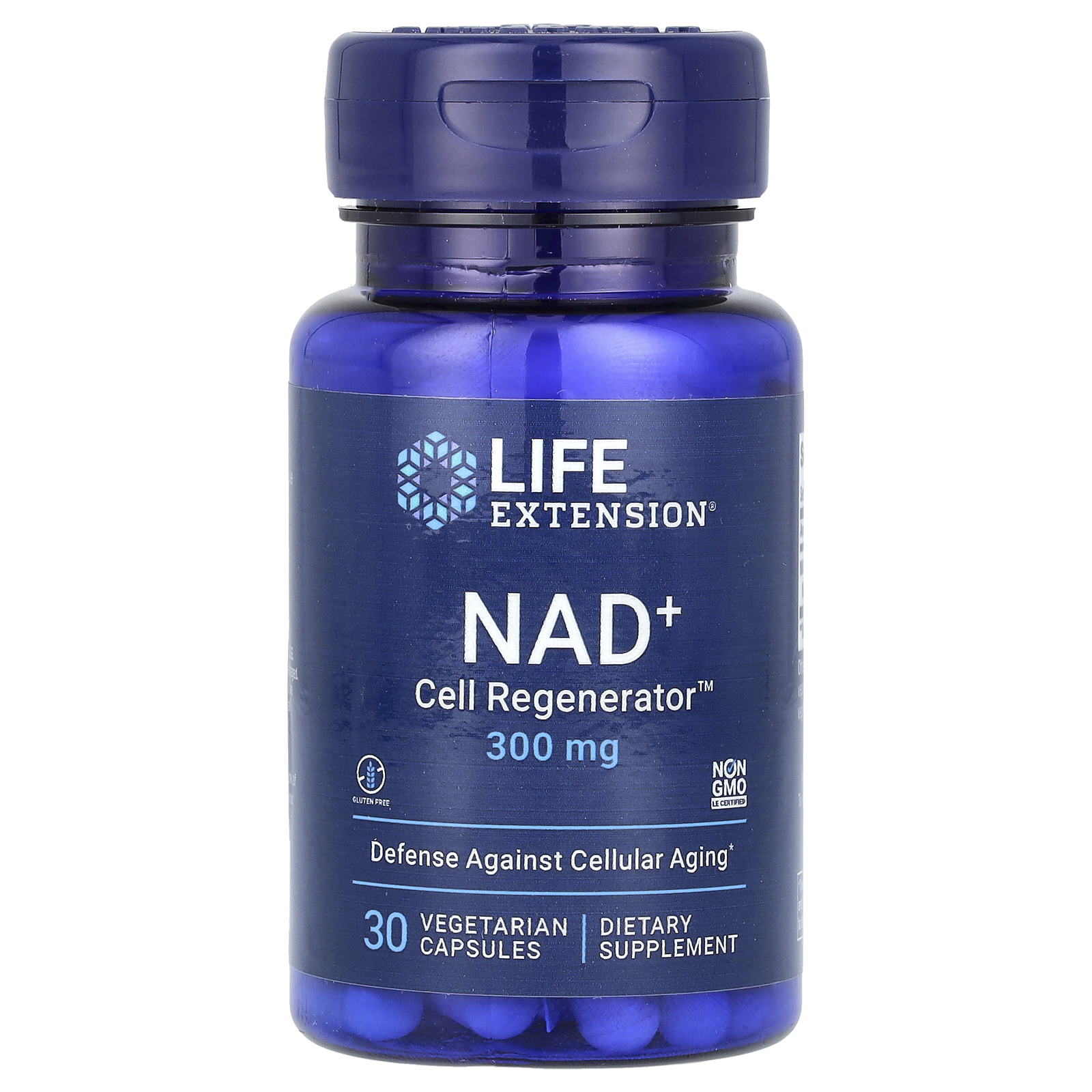 Life Extension, регенератор NAD и клеток, 300 мг, 30 вегетарианских капсул