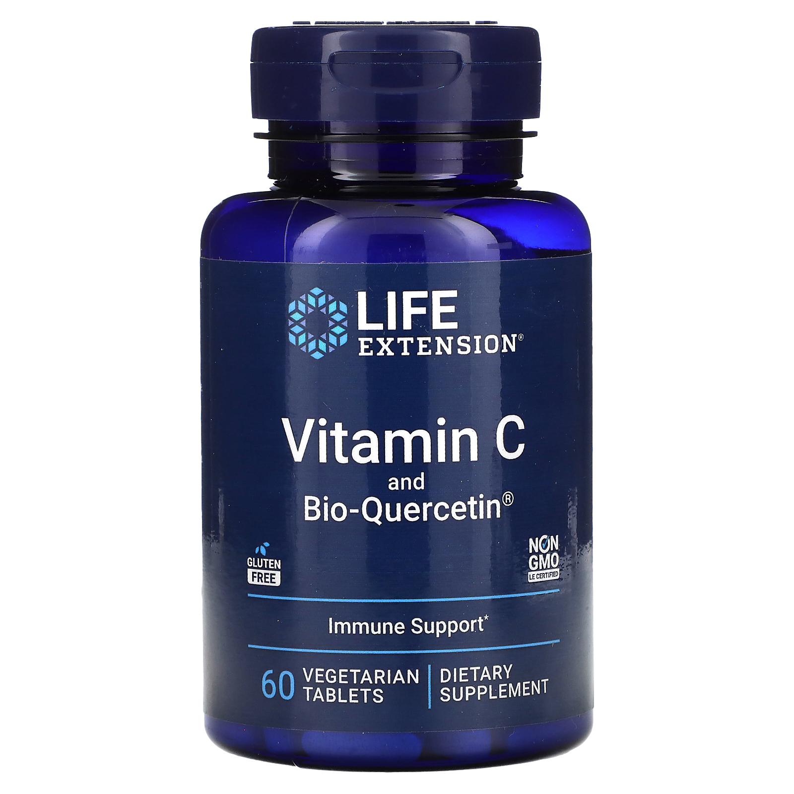 Life Extension, витамин C и Bio-Quercetin, 60 вегетарианских таблеток