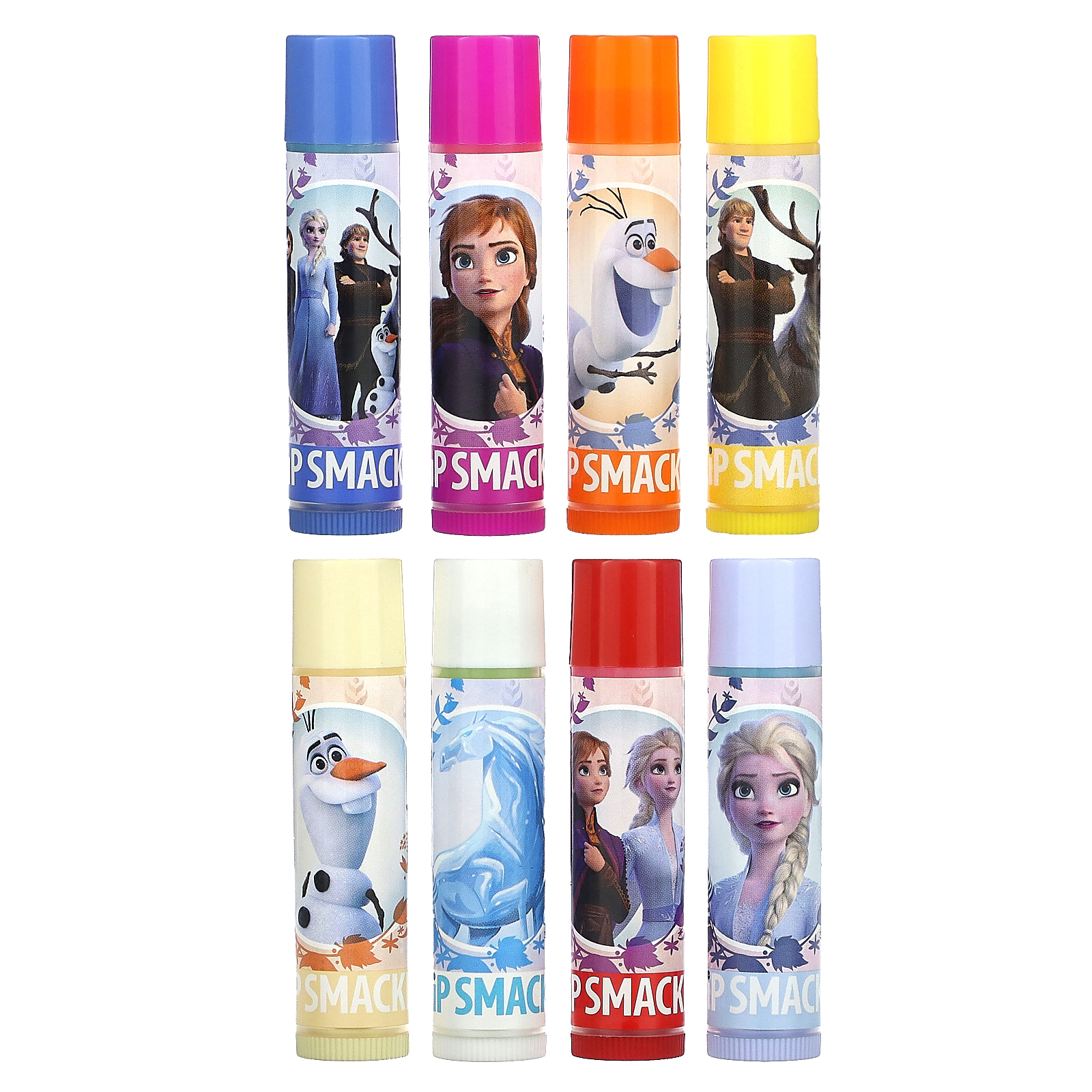 Lip Smacker, Frozen II, бальзам для губ, набор для вечеринок, 8 шт., 32 г (1,12 унции)