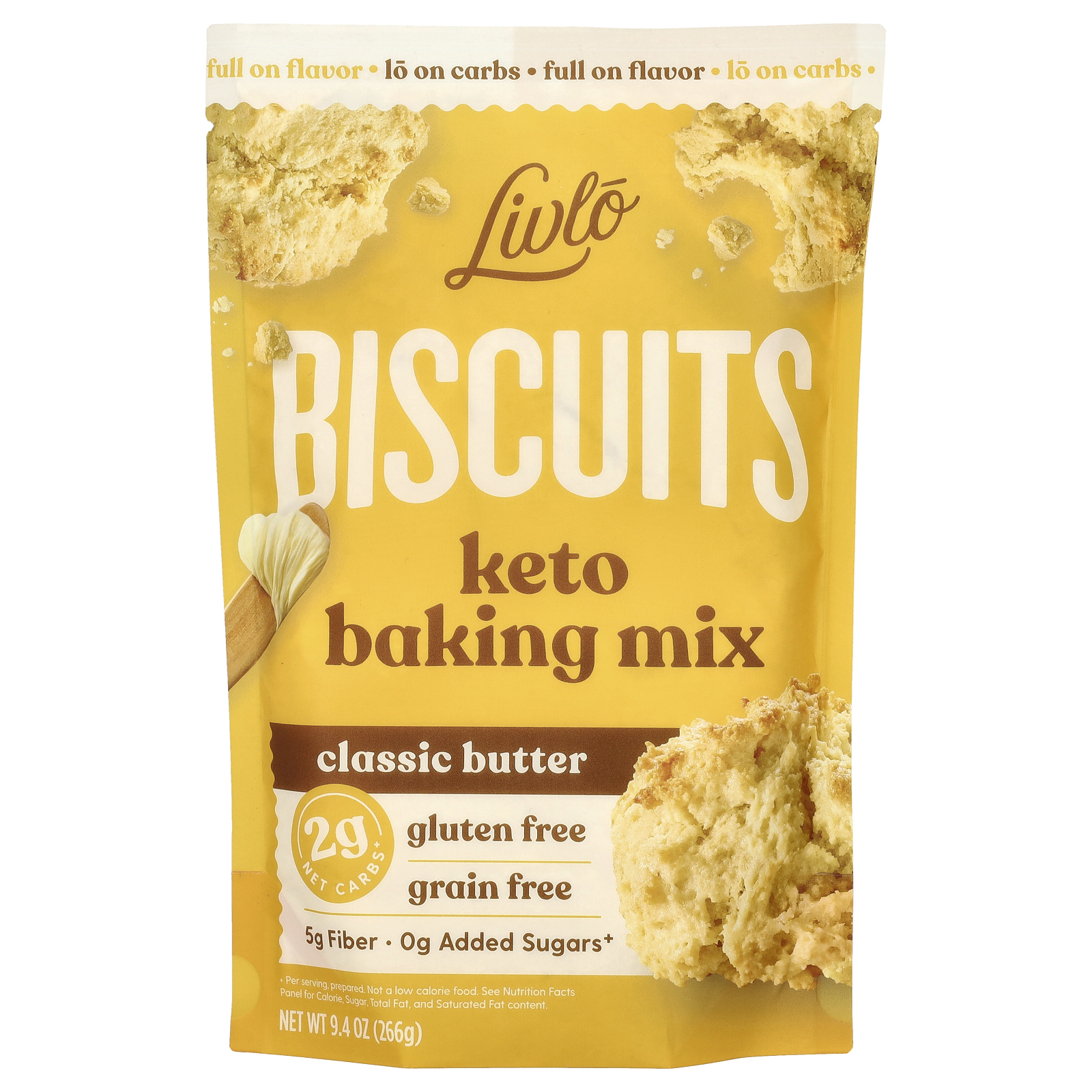 Livlo, Biscuits, кетосмесь для выпечки, классическое масляный вкус, 266 г (9,4 унции)