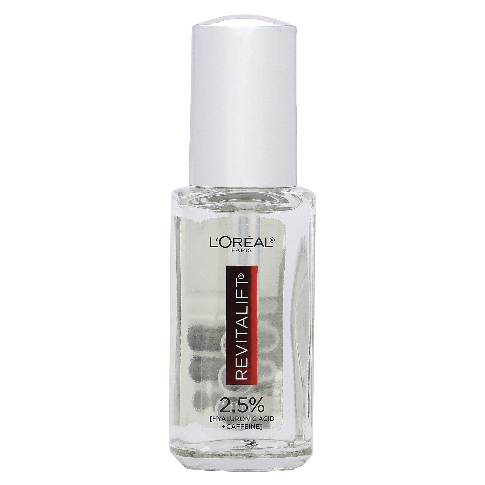 L'Oréal, Revitalift Derm Intensives, 2,5% [гиалуроновая кислота + кофеин] сыворотка для кожи вокруг глаз, без отдушек, 20 мл (0,67 жидк. Унции)