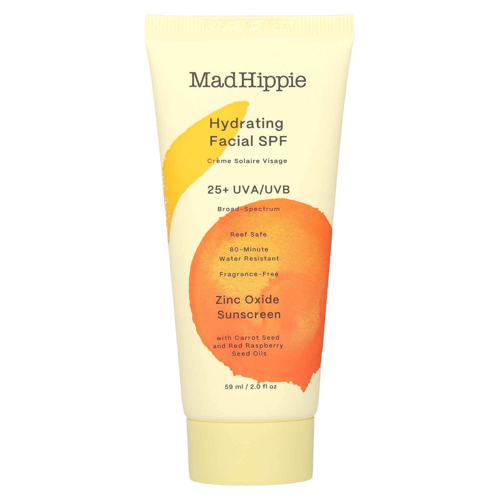 Mad Hippie, увлажняющий крем для лица, с SPF, без отдушки, 59 мл (2 жидк. унции)