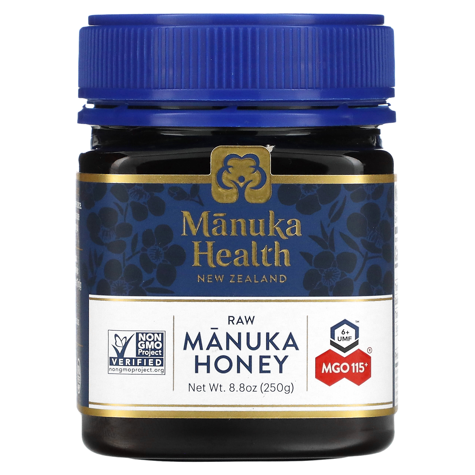Manuka Health, Мед манука, MGO ™ 115+, 250 г (8,8 унции)