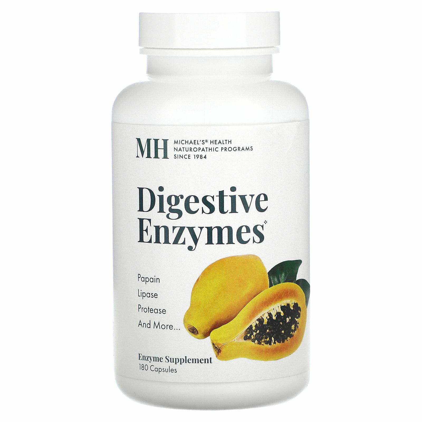 Michael's Naturopathic, Пищеварительные ферменты, 180 капсул