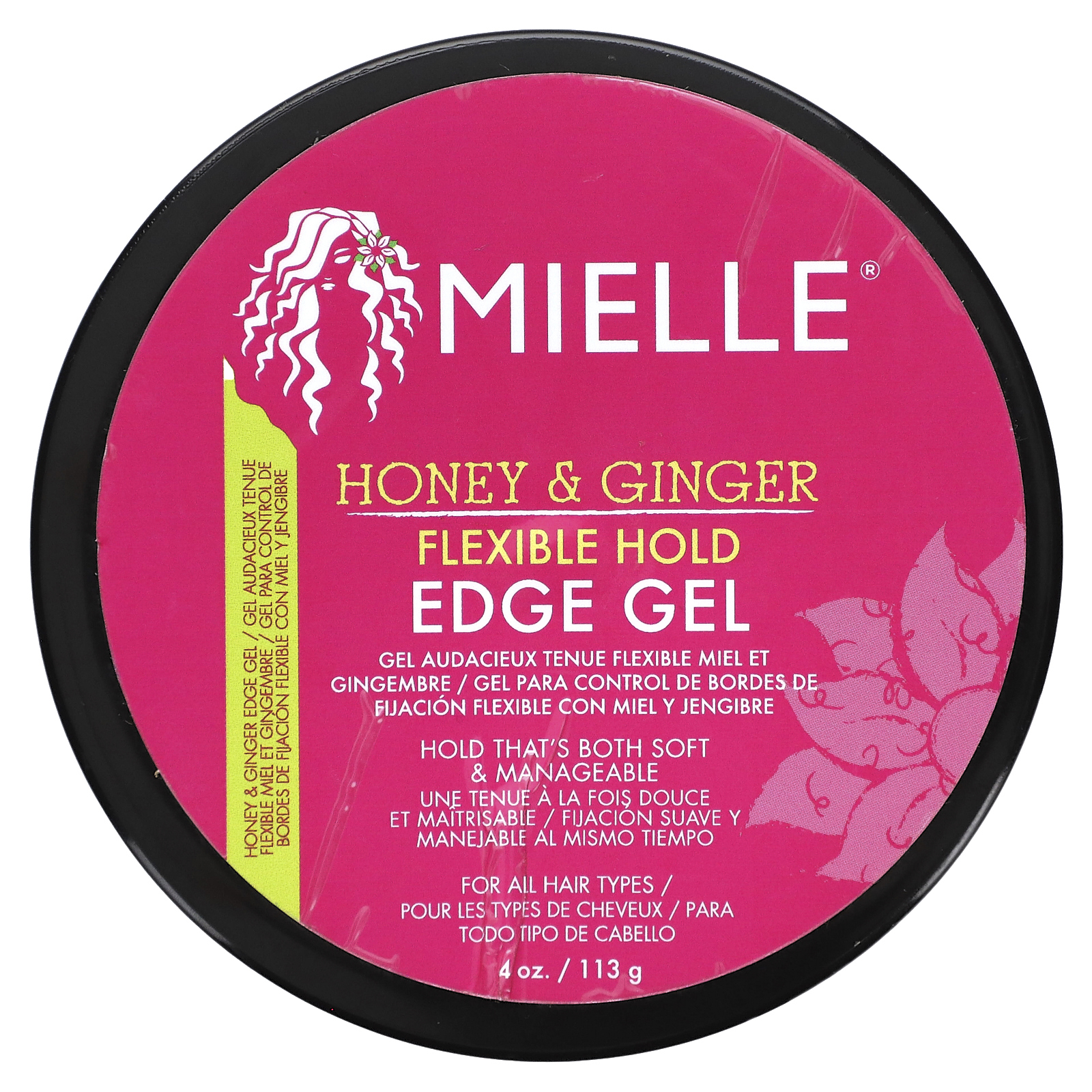 Mielle, Гель для фиксации с медом и имбирем, 113 г (4 унции)