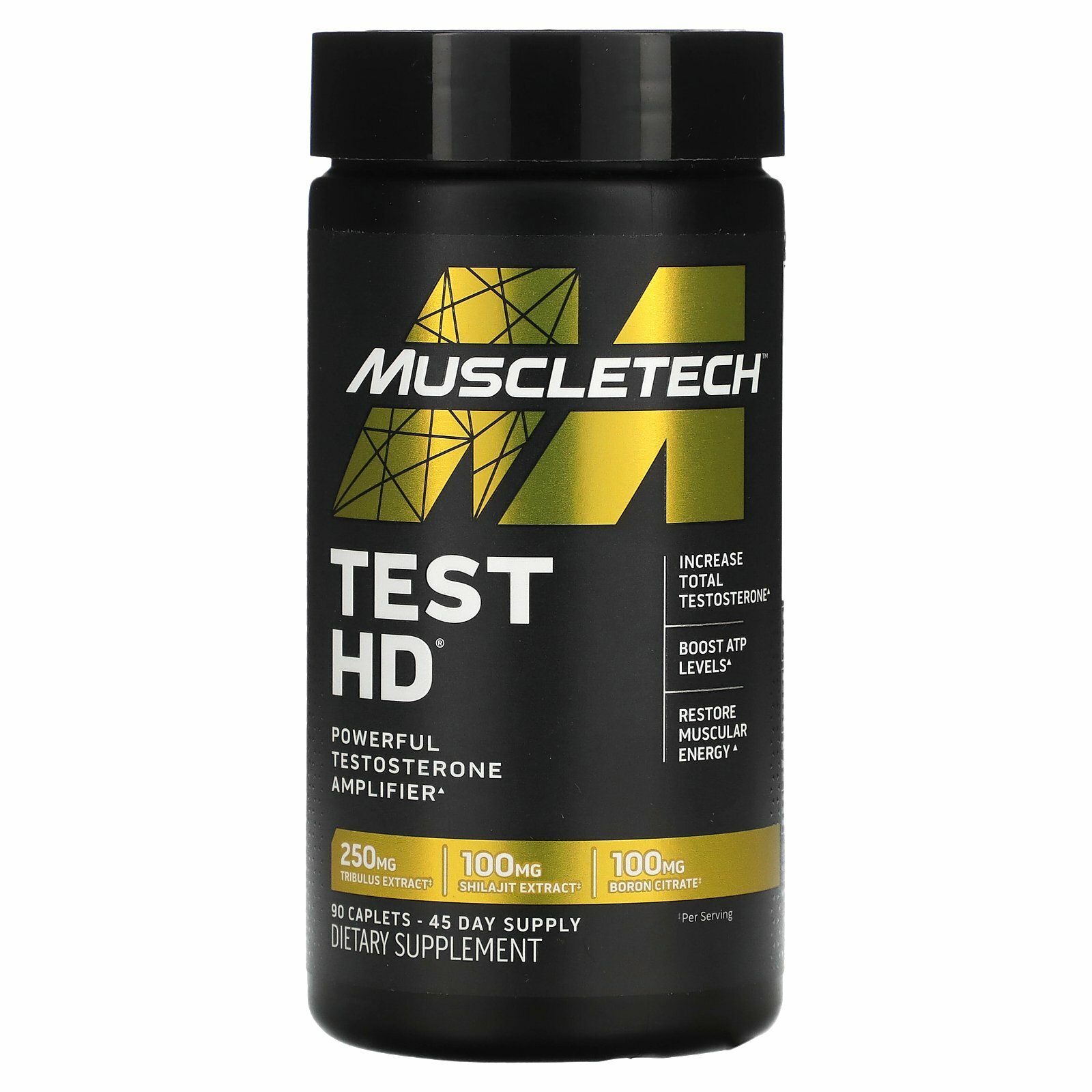 MuscleTech, Test HD, мощный усилитель тестостерона, 90 капсул