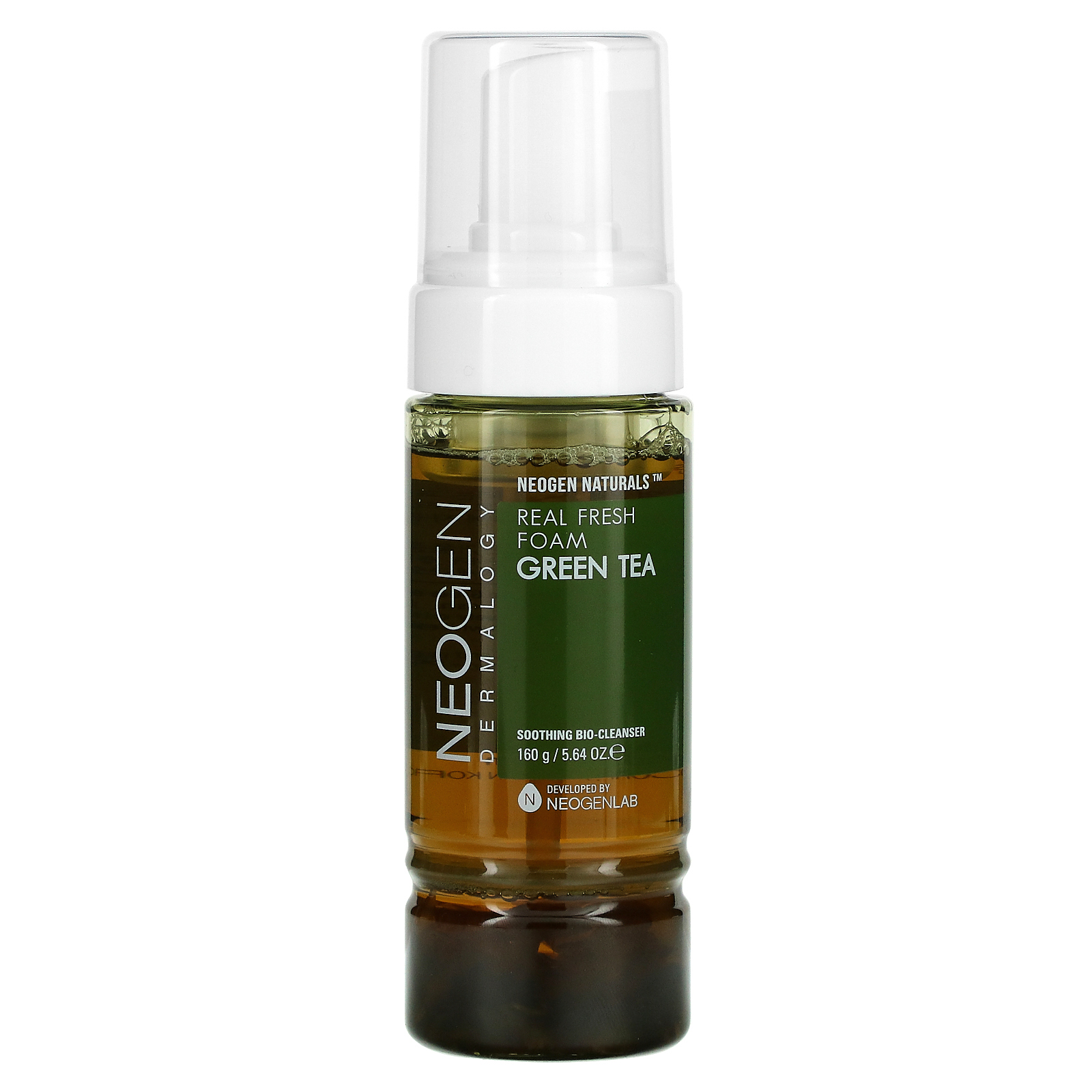 Neogen, Real Fresh, освежающая пенка, зеленый чай, 160 г (5,6 унции)