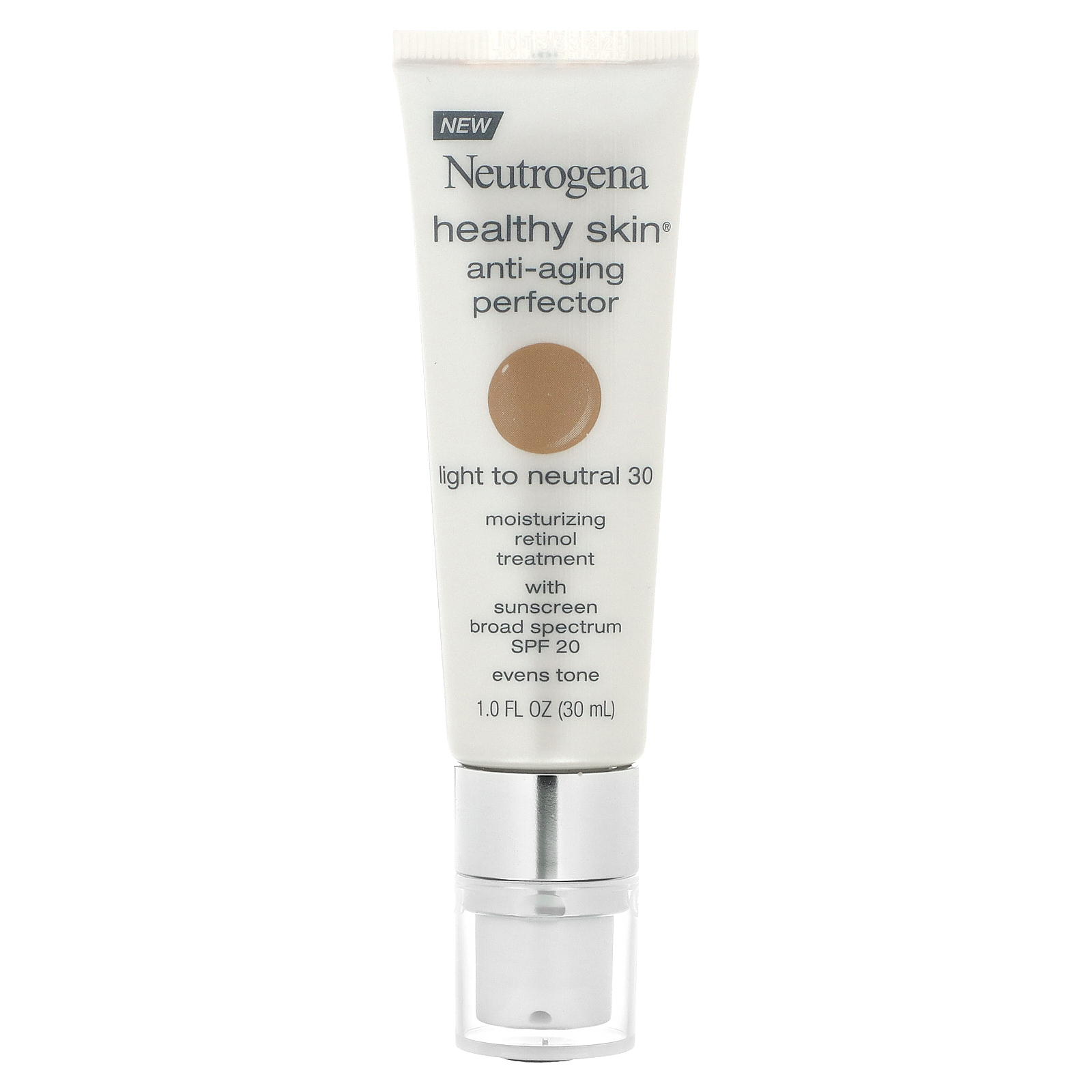 Neutrogena, Anti-Aging Perfector для здоровой кожи, SPF 20, от легкого до нейтрального 30, 30 мл (1 жидк. Унция)