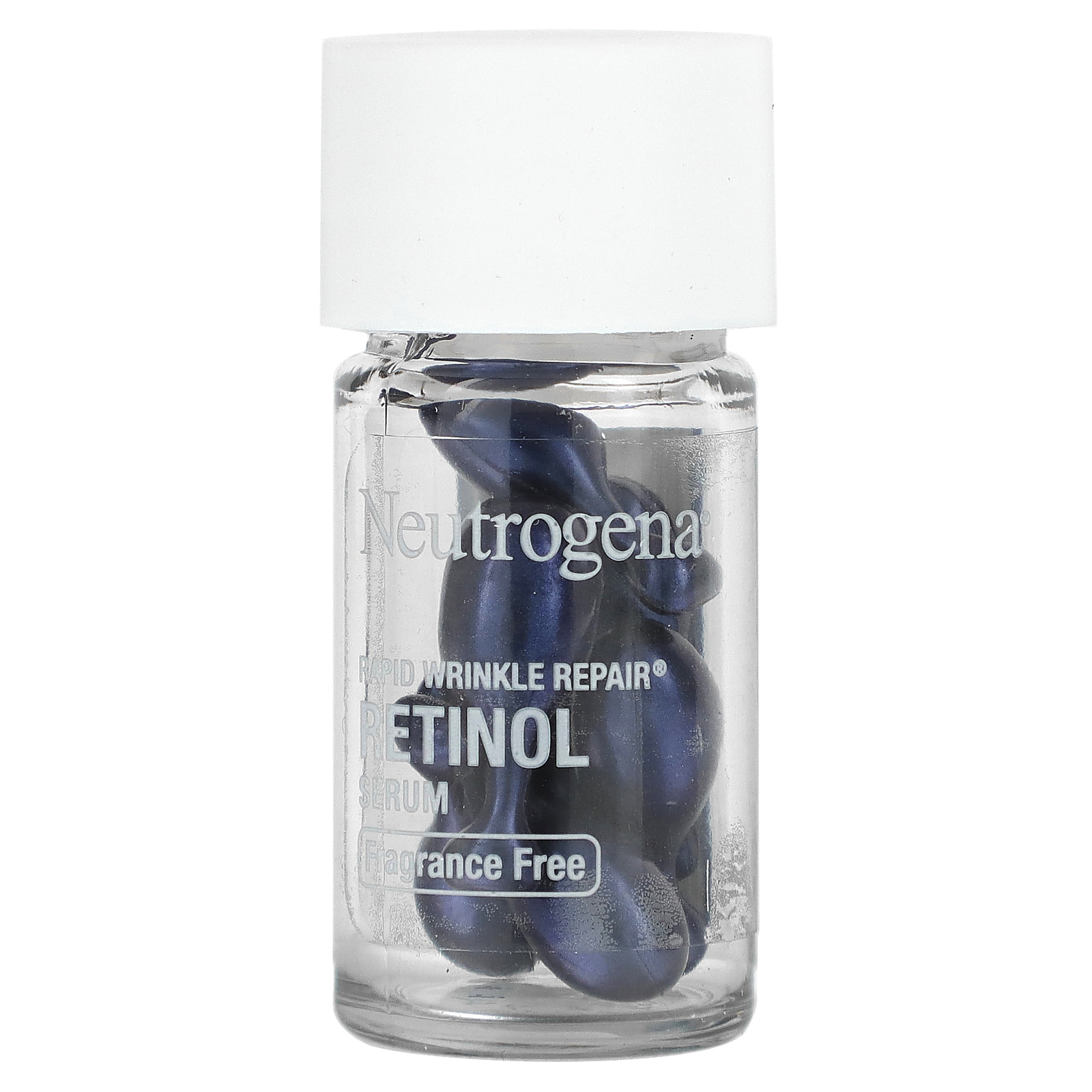 Neutrogena, Сыворотка с ретинолом, без отдушек, 7 капсул