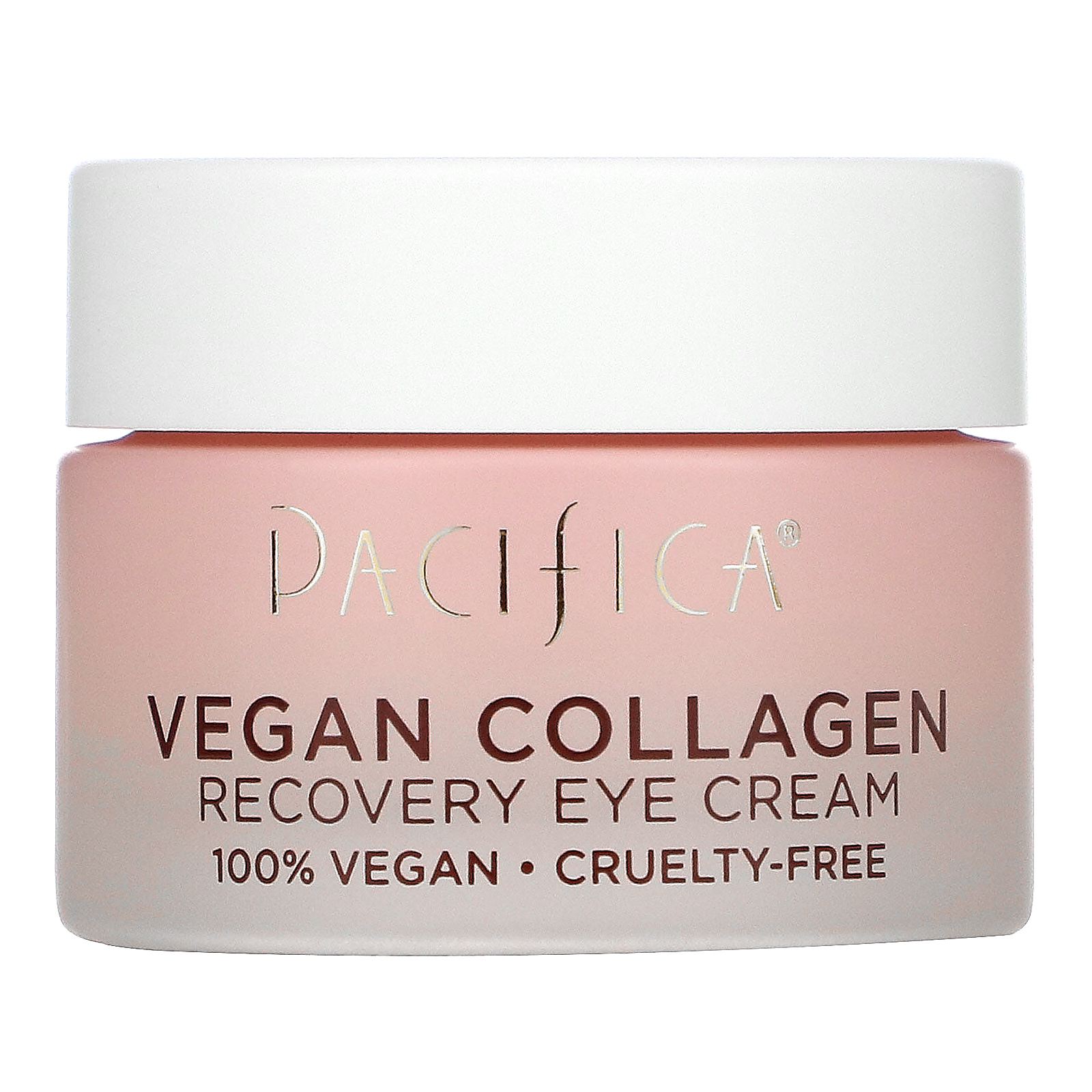 Pacifica, Vegan Collagen, Восстанавливающий крем для кожи вокруг глаз, 0,5 жидкой унции (15 мл)