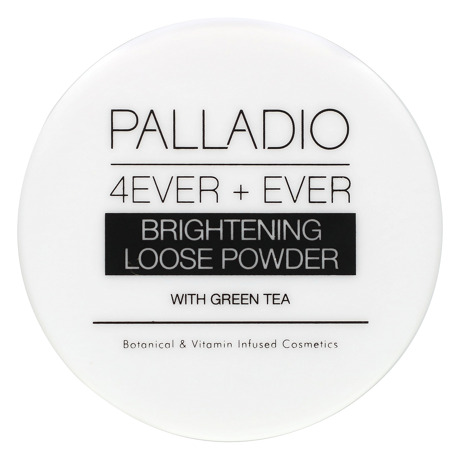 Palladio, 4Ever + Ever, рассыпчатая пудра для сияющей кожи с зеленым чаем, 6 г (0,21 унции)