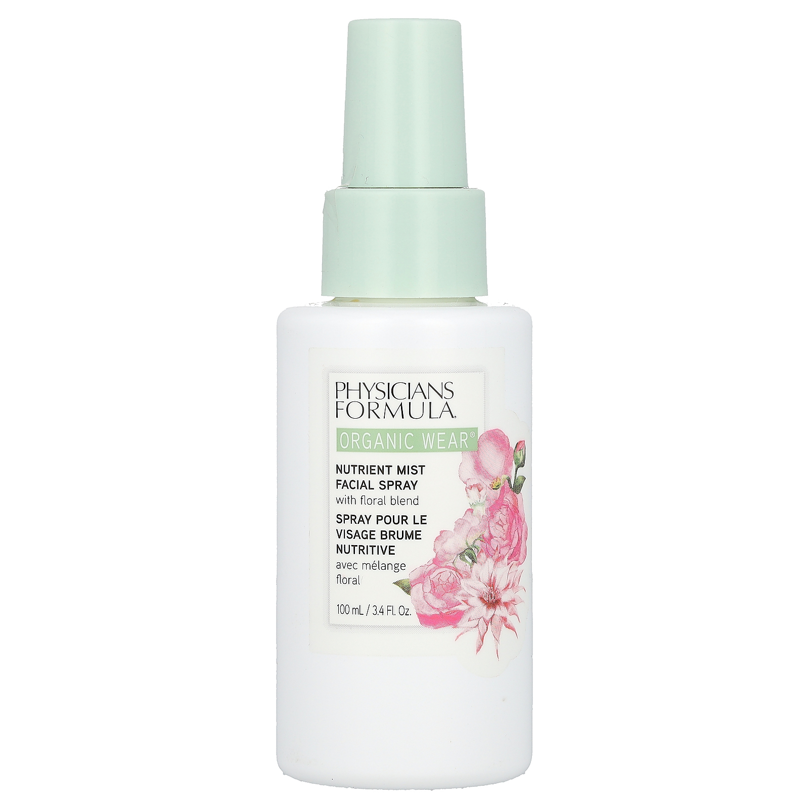 Physicians Formula, Organic Wear, питательный спрей для лица, 100 мл (3,4 жидк. унции)