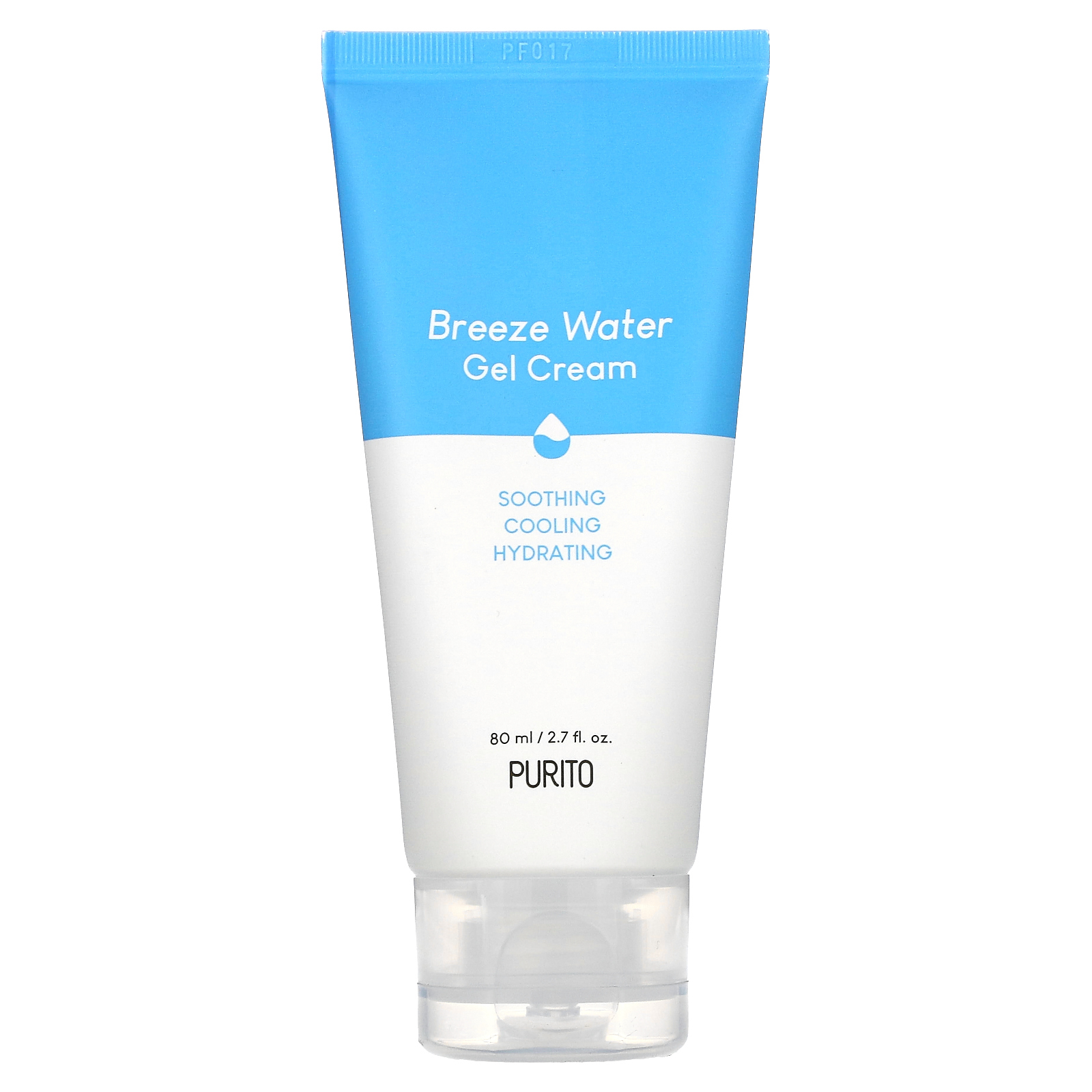 Purito, Breeze Water, гель-крем, 80 мл (2,7 жидк. Унции)