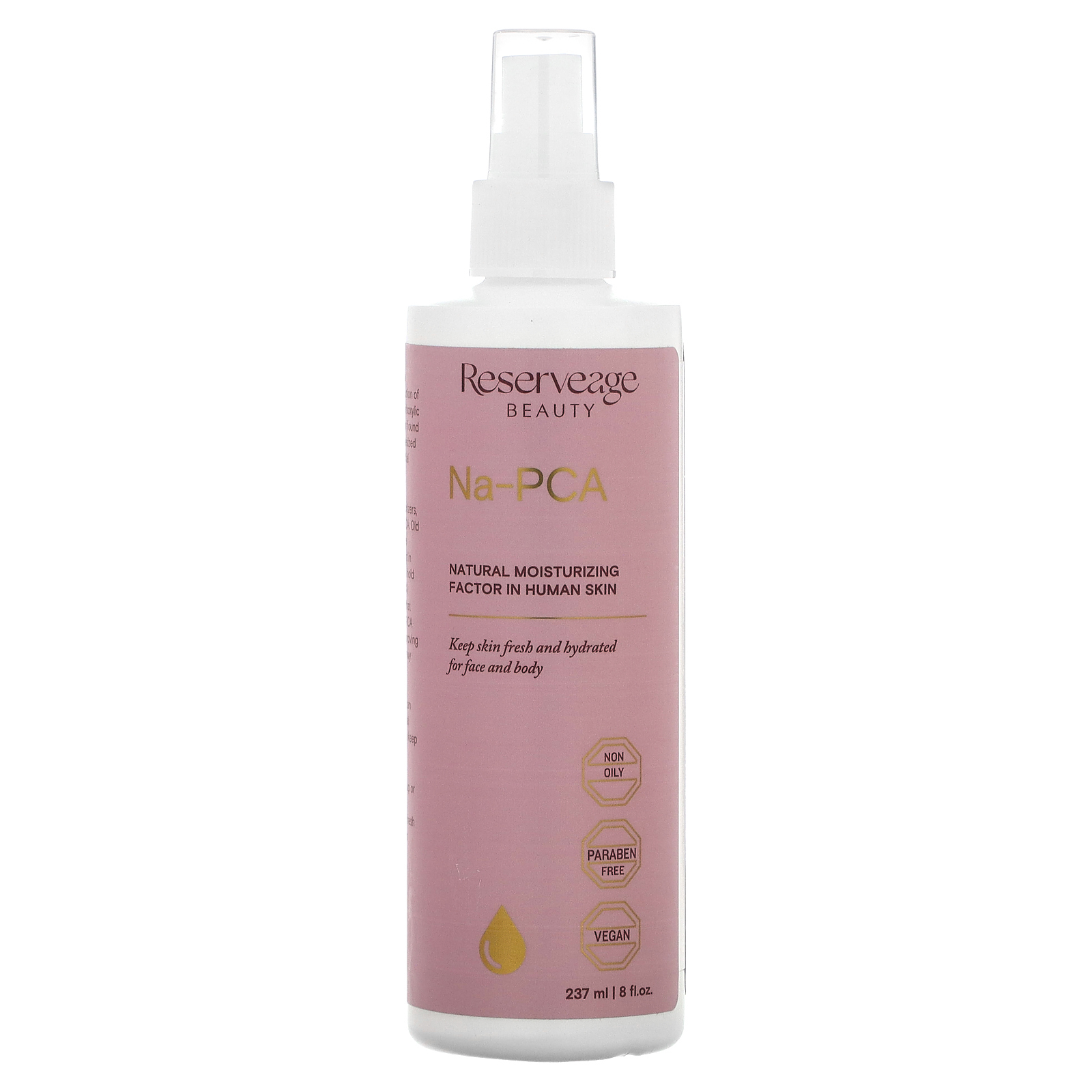 Reserveage Nutrition, Beauty, Na-PCA, 237 мл (8 жидк. Унций)