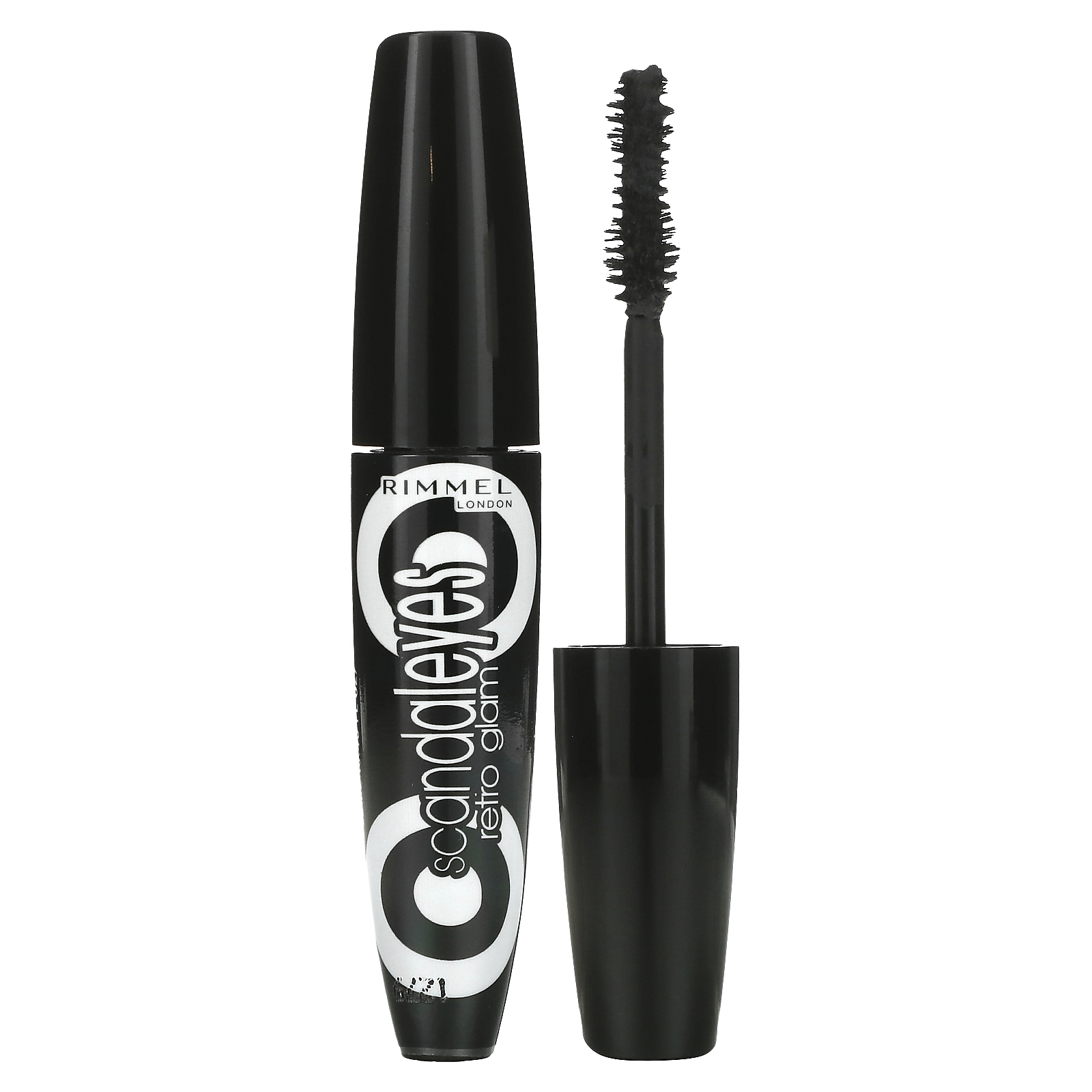 Rimmel London, Тушь для ресниц Scandaleyes Retro Glam, 003 угольно-черная, 12 мл