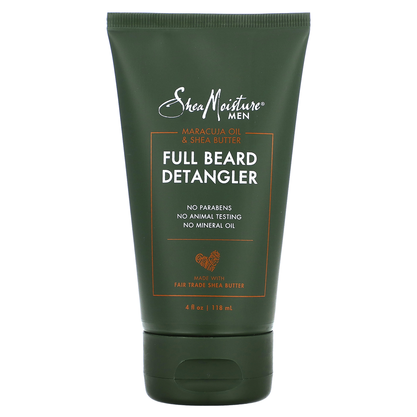 SheaMoisture, мужская линейка, средство для расчесывания бороды, масло маракуйи и масло ши, 118 мл (4 жидк. унции)