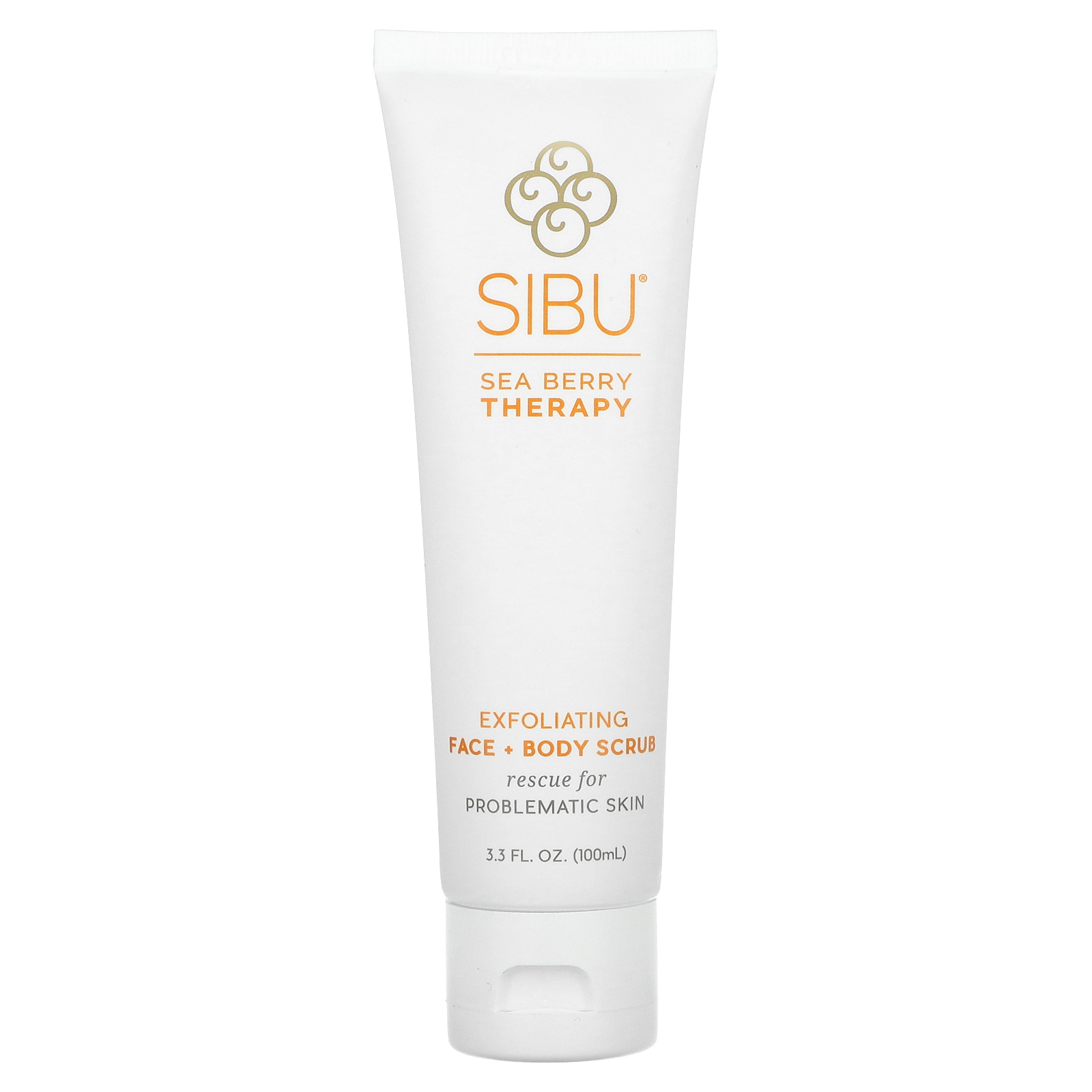 Sibu Beauty, Sea Berry Therapy, отшелушивающий скраб для лица и тела, 100 мл (3,3 жидк. Унции)