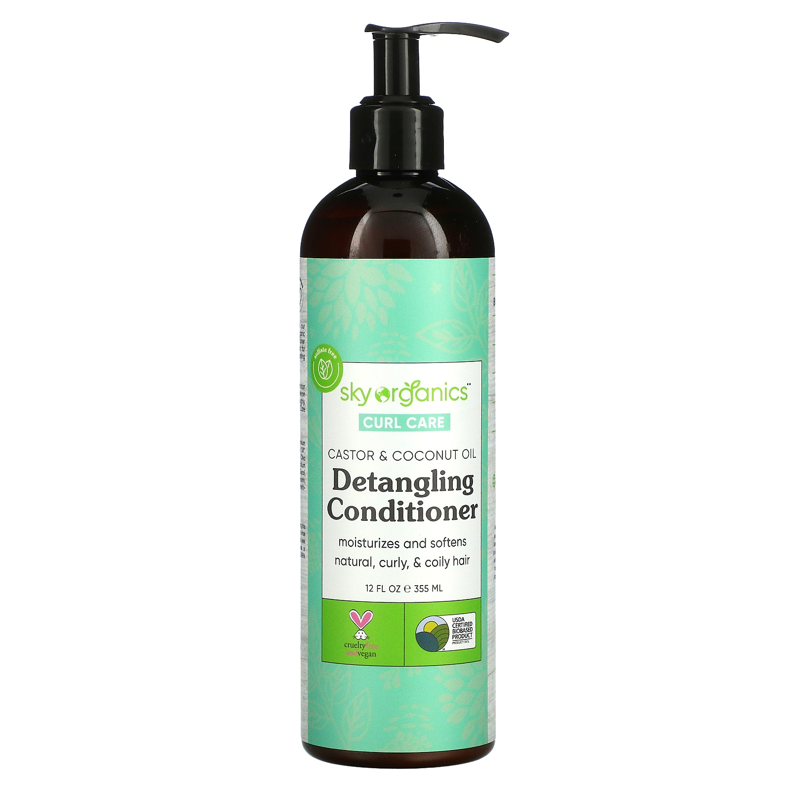 Sky Organics, Curl Care, кондиционер для распутывания волос, 355 мл (12 жидк. Унций)