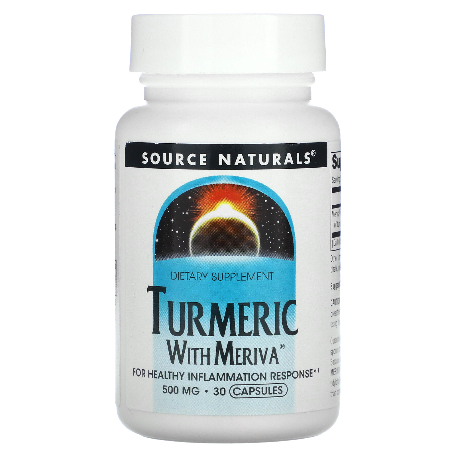 Source Naturals, Куркума с меривой, 500 мг, 30 капсул
