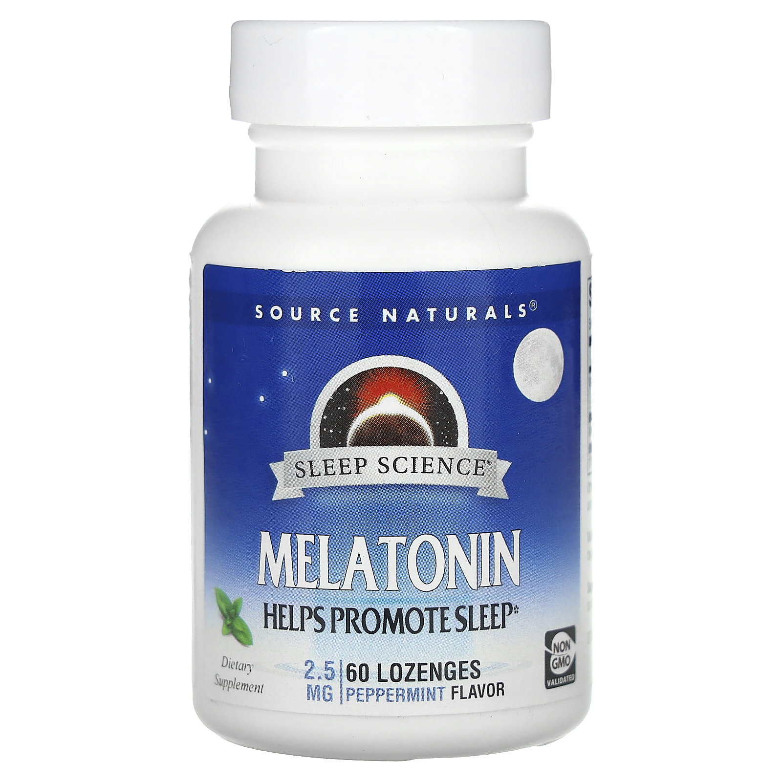 Source Naturals, Sleep Science, мелатонин, 2,5 мг, 60 леденцов
