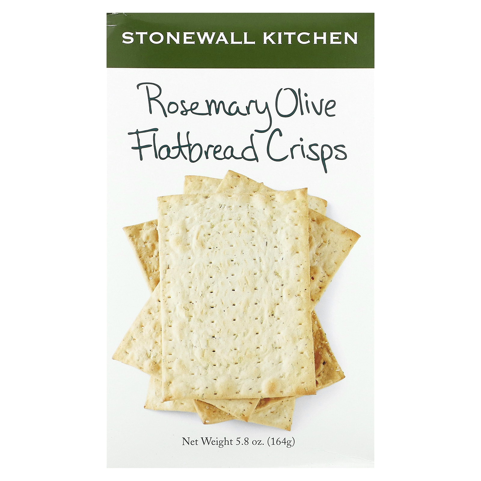 Stonewall Kitchen, хрустящие лепешки с розмарином и оливками, 164 г (5,8 унции)