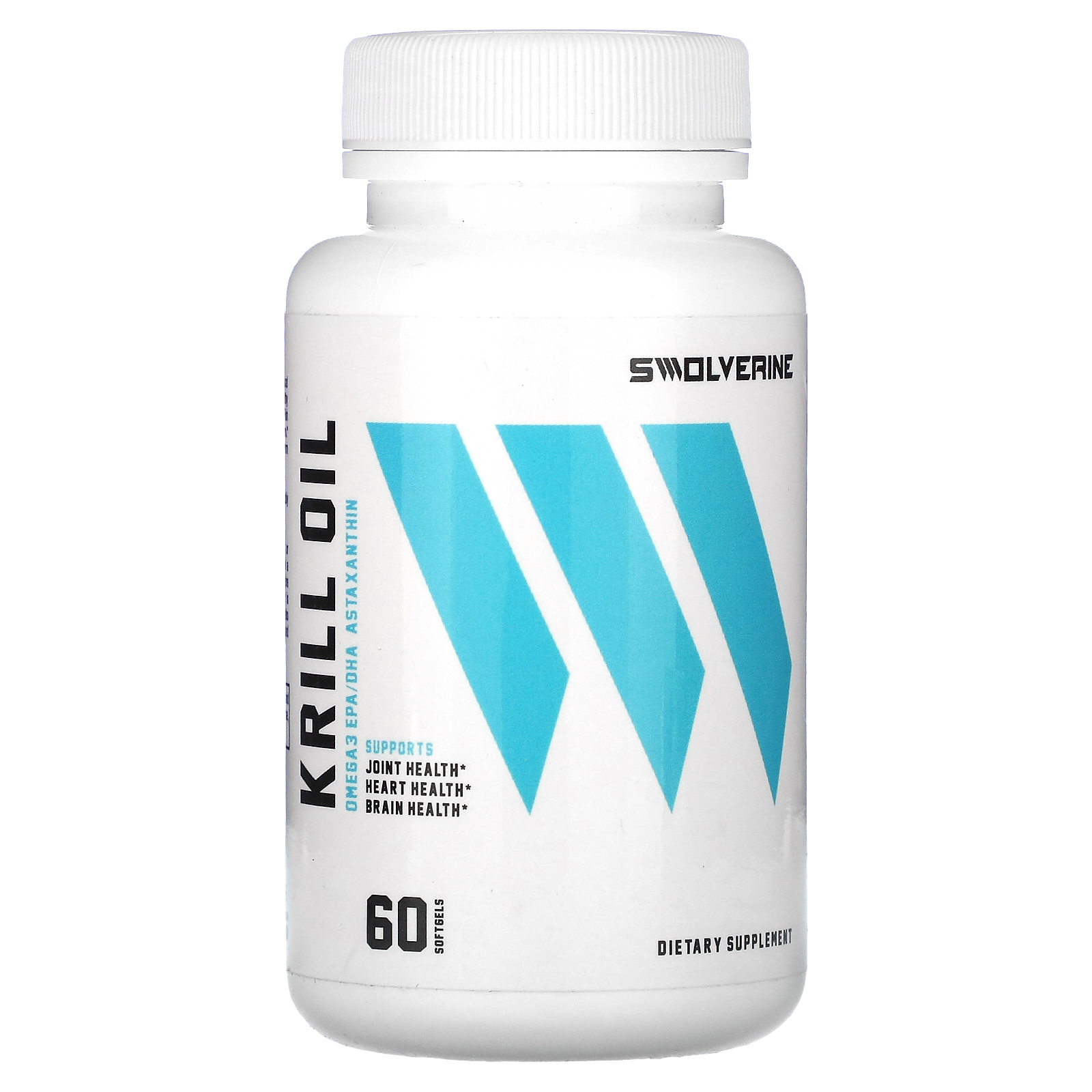 Swolverine, масло криля, 60 капсул