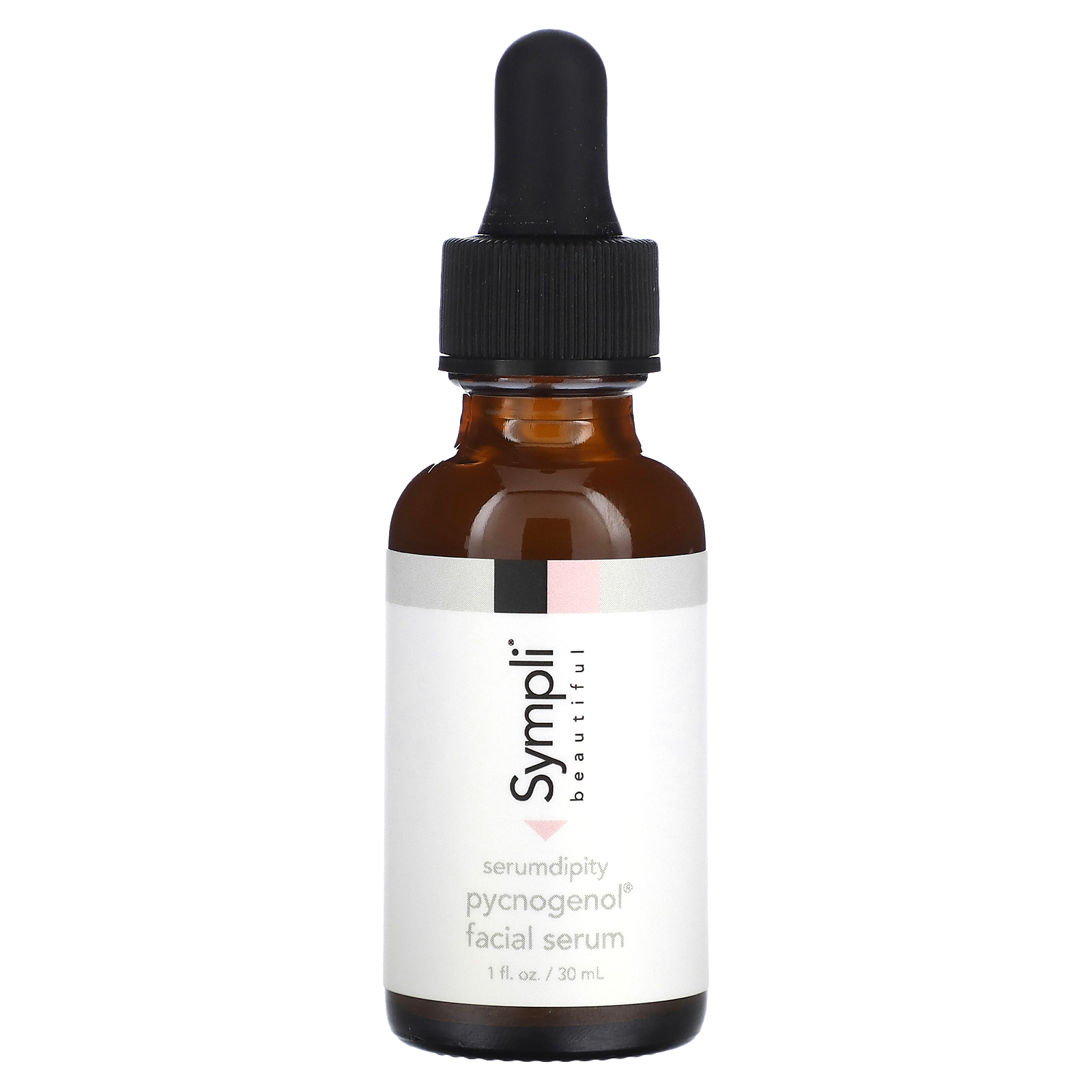 Sympli Beautiful, Serumdipity, сыворотка для лица с пикногенолом, 30 мл (1 жидк. унция)