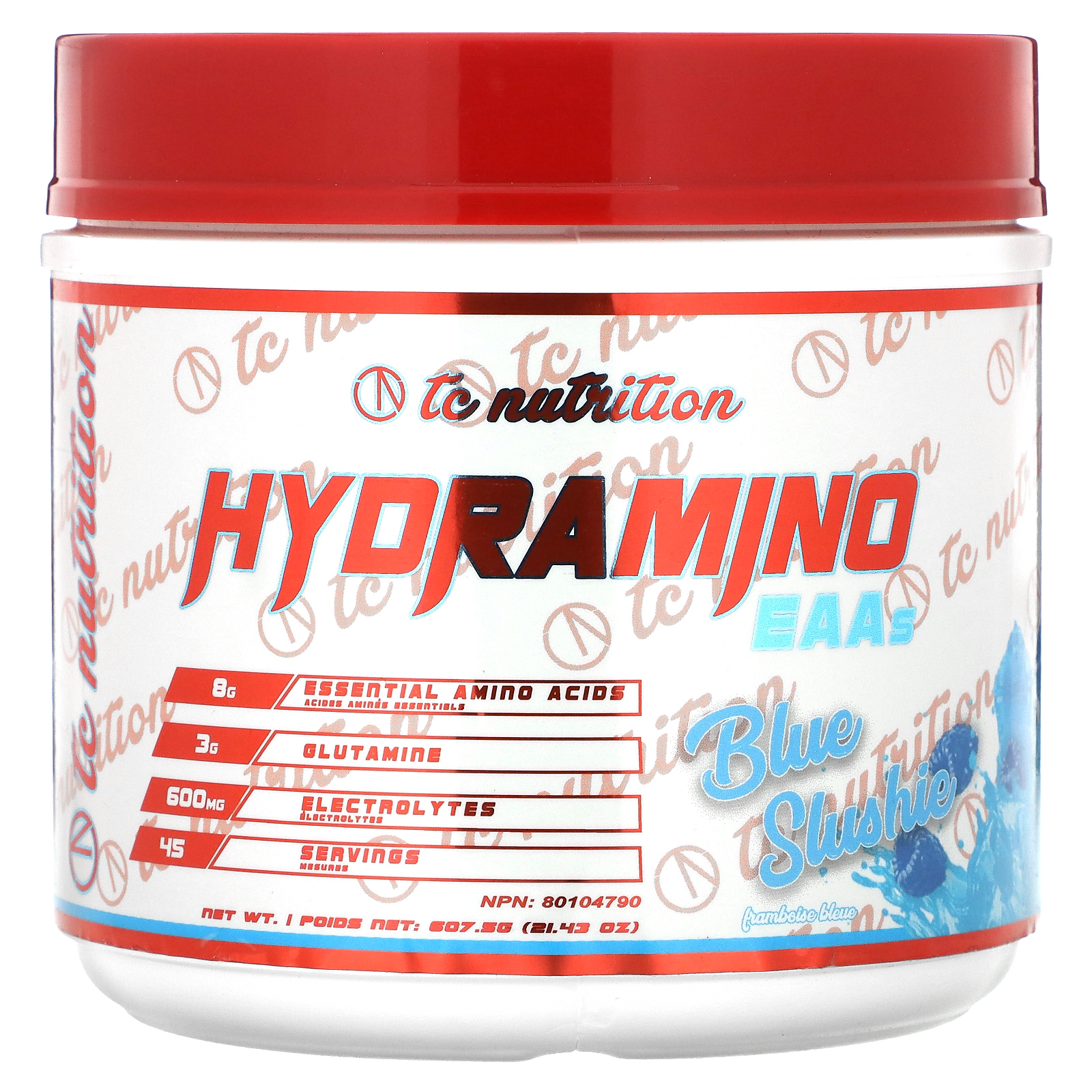 TC Nutrition, незаменимые аминокислоты с гидроамино, со вкусом голубой каши, 607,5 г (21,43 унции)