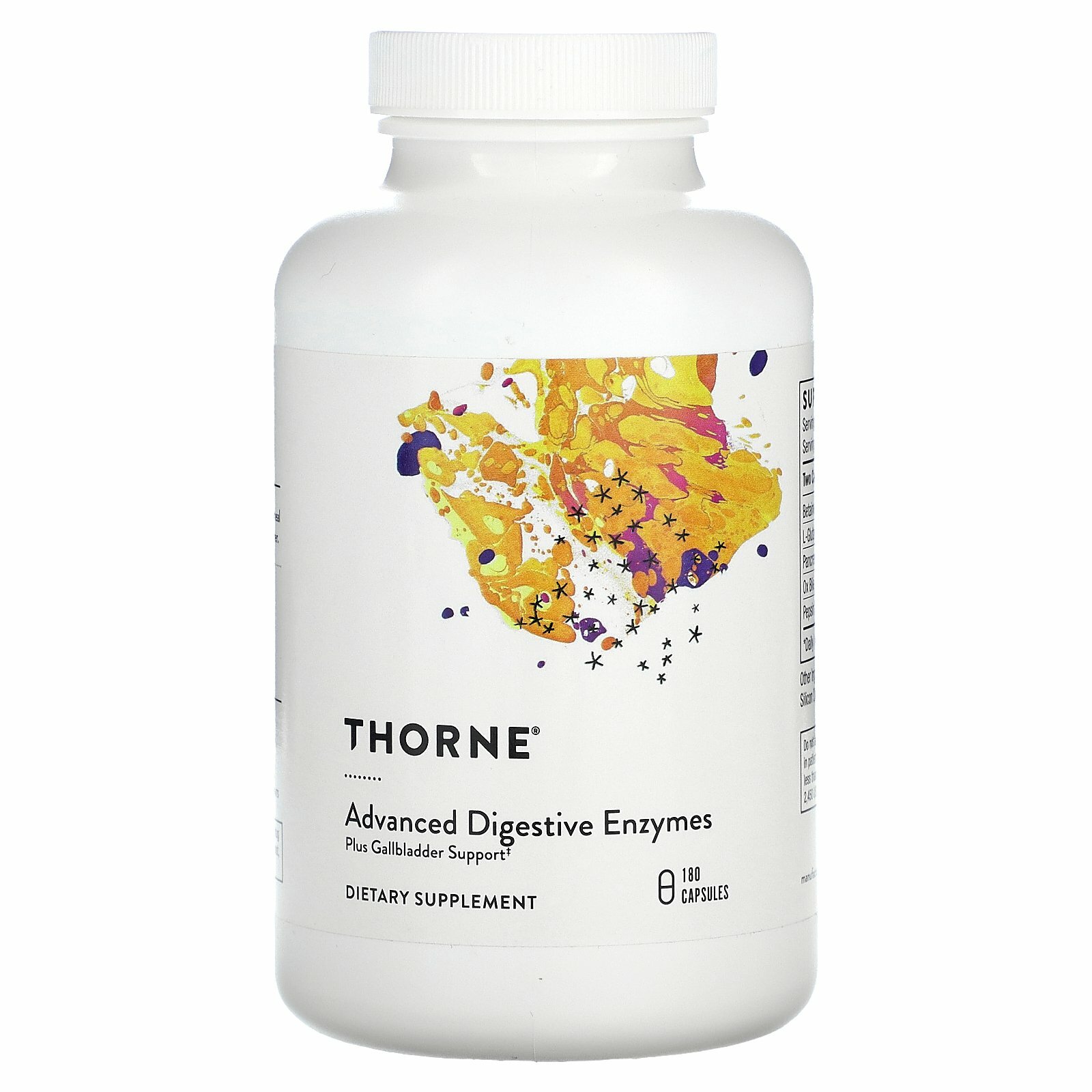 Thorne, улучшенные пищеварительные ферменты, 180 капсул