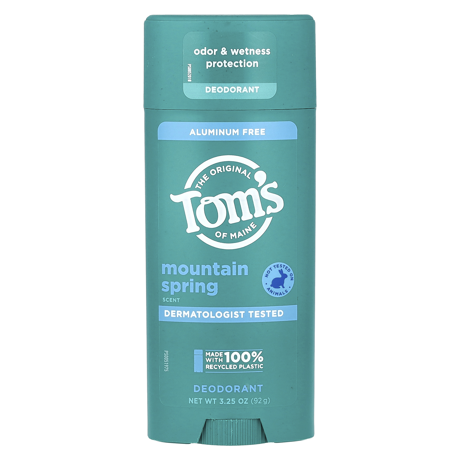 Tom's of Maine, дезодорант без алюминия, горный родник, 92 г (3,25 унции)