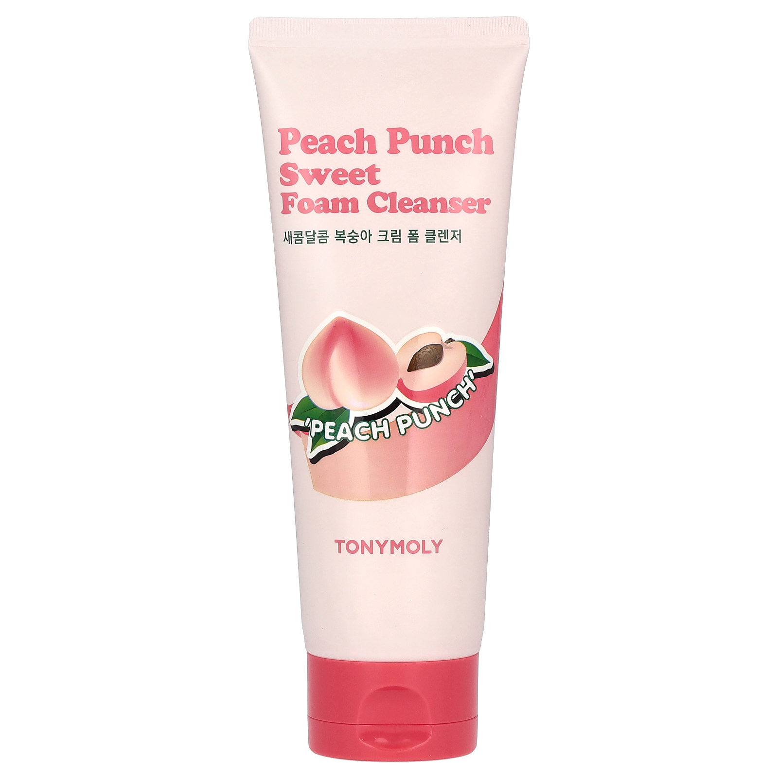 Tony Moly, Sweet Foam, очищающая пенка, персиковый пунш, 150 мл (5,07 жидк. Унции)