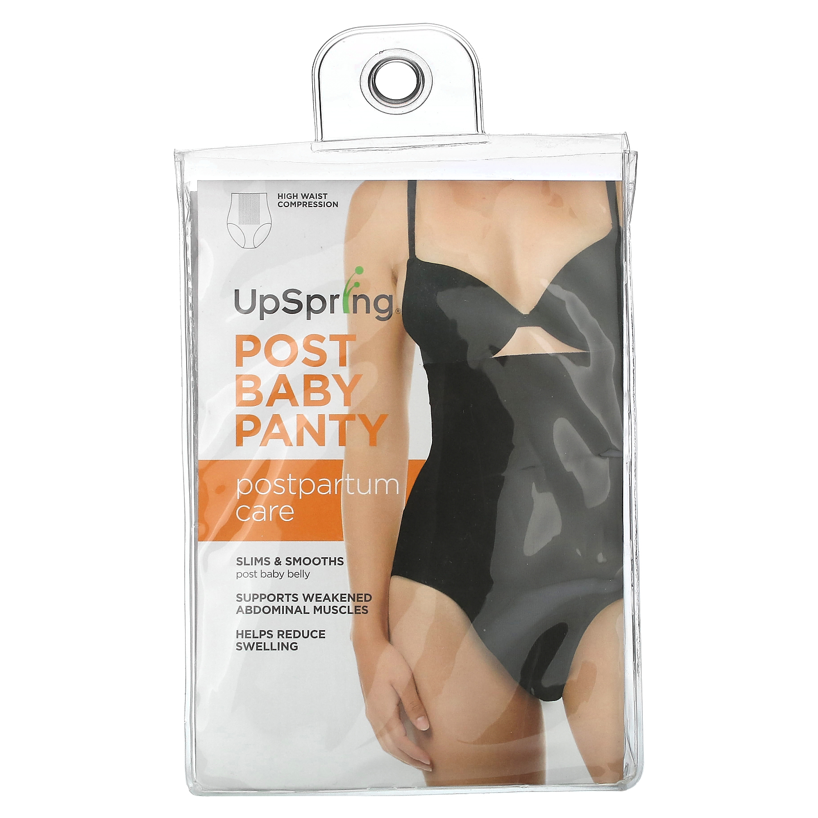UpSpring, Детские трусики, послеродовой уход, маленькие / средние, черные, 1 шт.