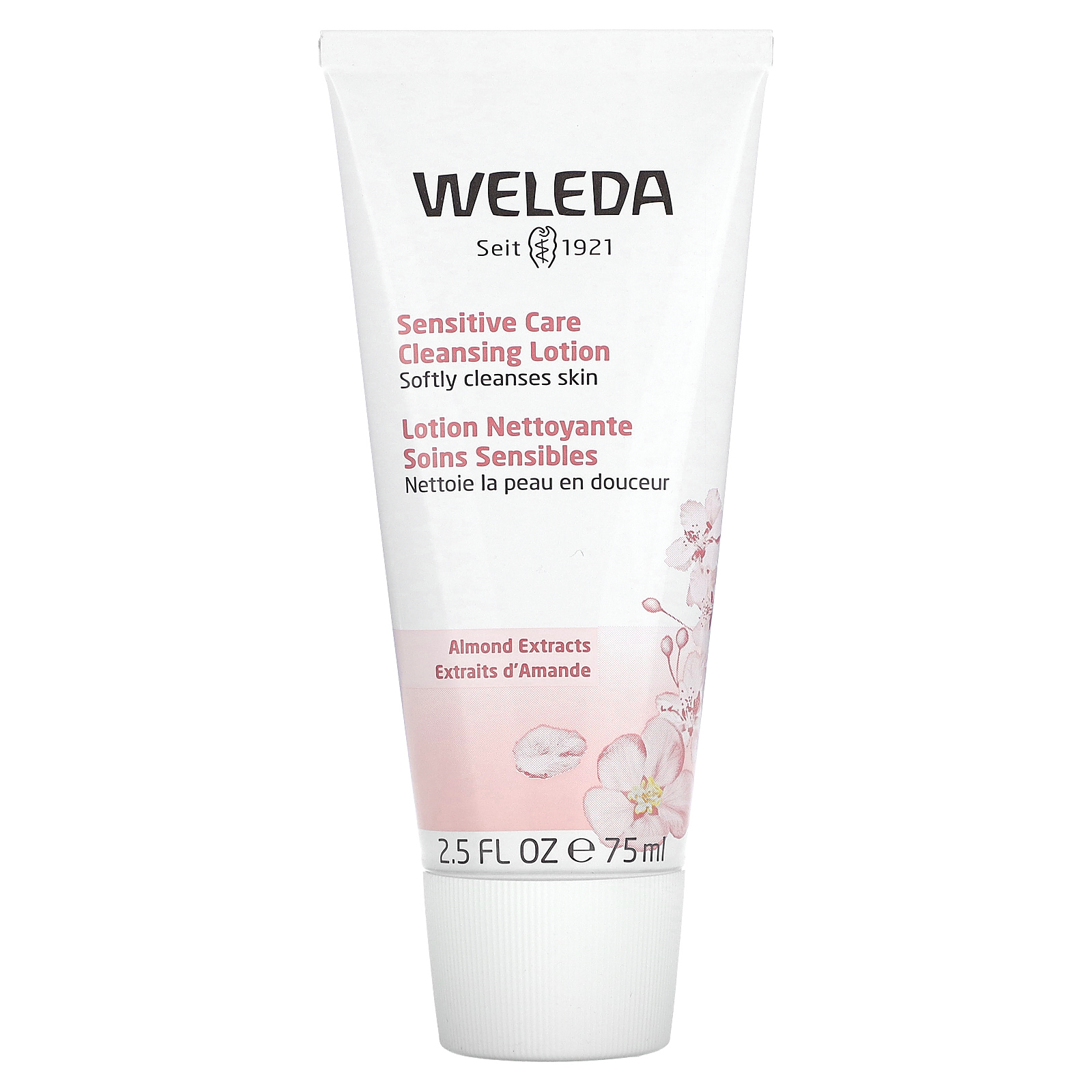 Weleda, очищающий лосьон для чувствительной кожи, с экстрактами миндаля, 75 мл (2,5 жидк. унции)