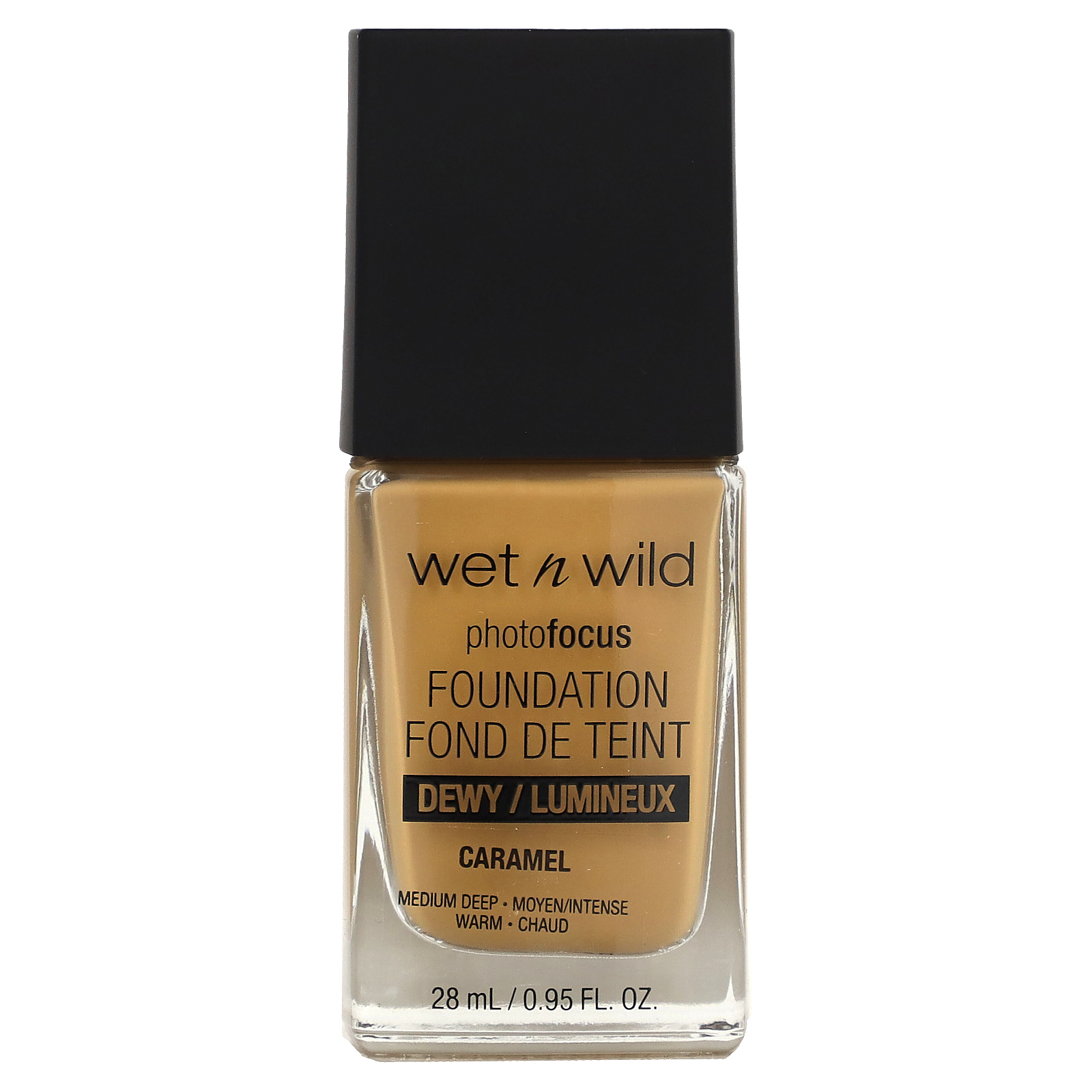 wet n wild, PhotoFocus Foundation, Dewy, карамель, 28 мл (0,95 жидк. Унции)