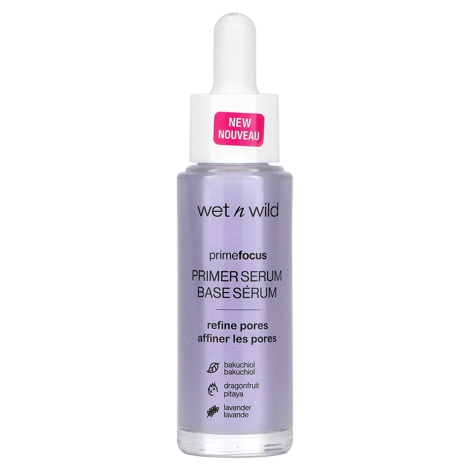 wet n wild, PrimeFocus, сыворотка-праймер, сужение пор, 30 мл (1 жидк. Унция)