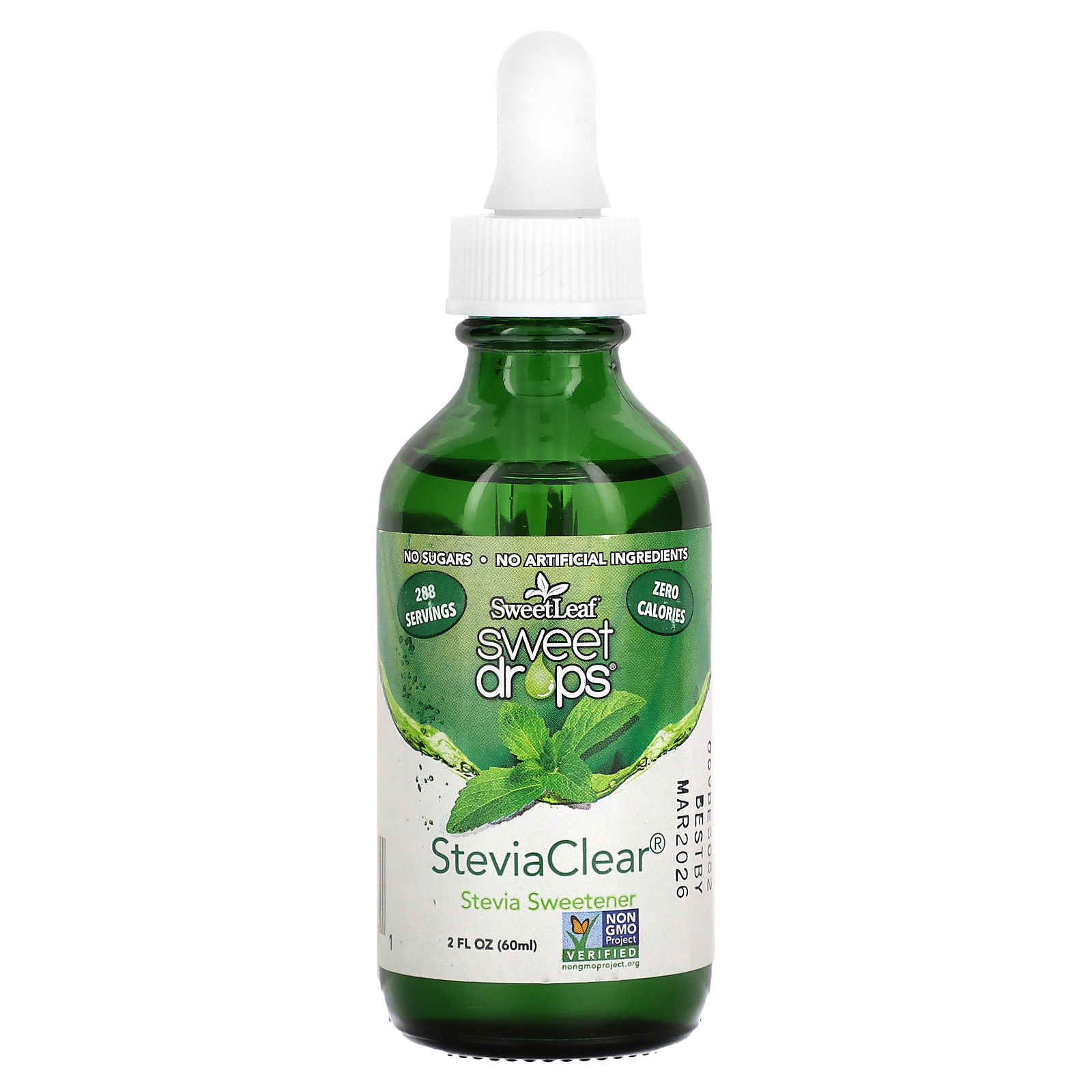 Wisdom Natural, SweetLeaf, Sweet Drops, SteviaClear, 60 мл (2 жидк. Унции)