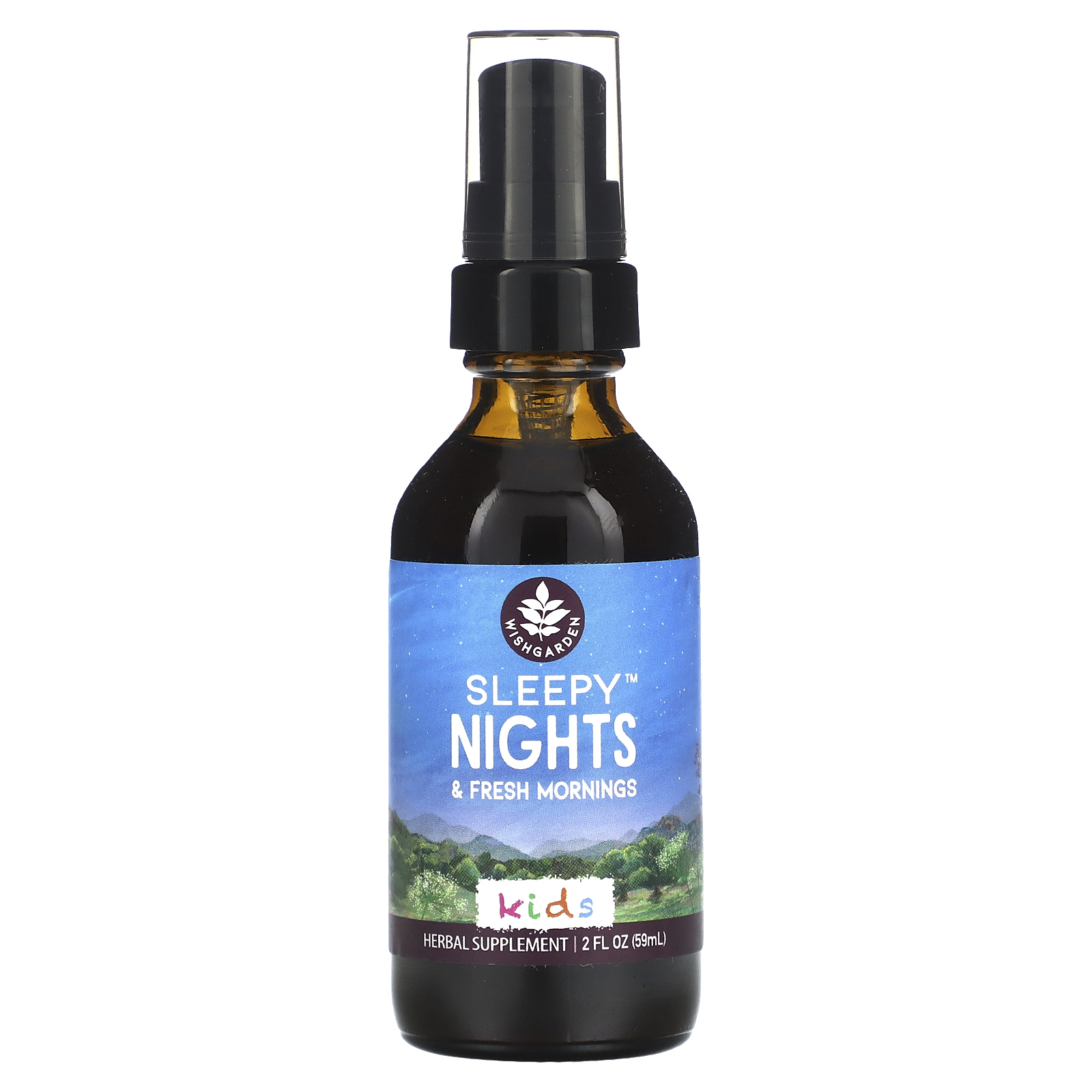 WishGarden Herbs, для детей, спокойной ночи и свежести утра, 59 мл (2 жидк. унции)