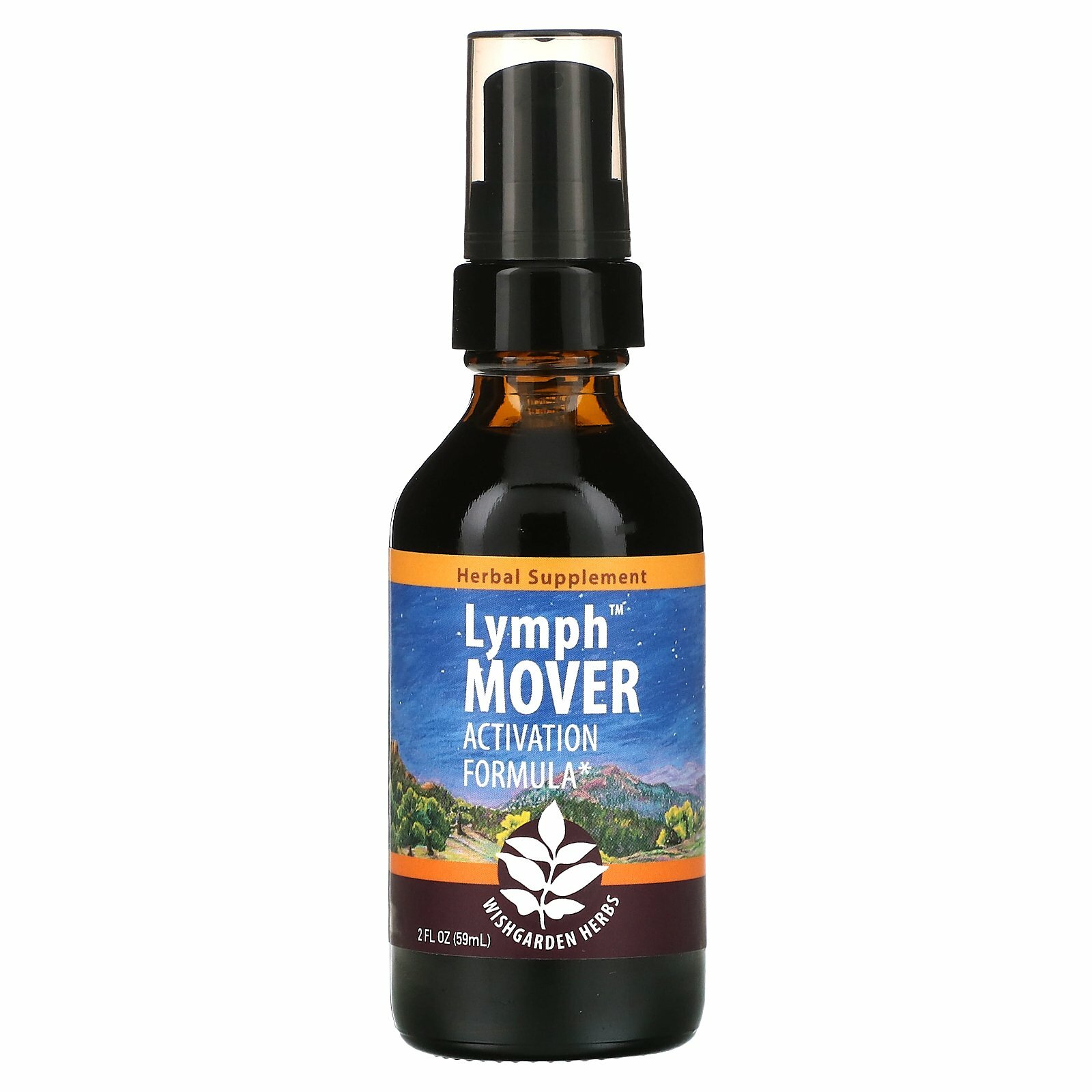 WishGarden Herbs, Формула для активации Lymph Mover, 59 мл (2 жидк. Унции)