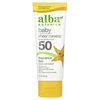 Alba Botanica, детский прозрачный минеральный солнцезащитный лосьон, SPF 50, без отдушек, 89 мл (3 жидк. унции) - картинка 0
