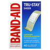 Band Aid, лейкопластыри, Tru-Stay Sheer, 40 шт. - картинка 0