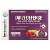 BareOrganics, Daily Defense, чай с суперфудами, со вкусом зеленого чая, 10 капсул по 4,75 г (0,17 унции) - картинка 0