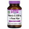 Bluebonnet Nutrition, 500 мг витамина C и шиповник, 90 растительных капсул - картинка 0