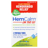 Boiron, HemCalm On The Go, средство от геморроя, 2 переносные тубы, прибл. 80 гранул каждая - картинка 0
