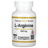 California Gold Nutrition, AjiPure, L-аргинин, 500 мг, 60 растительных капсул - картинка 0