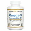 California Gold Nutrition, омега-3, рыбий жир премиального качества, 100 капсул из рыбьего желатина - картинка 0