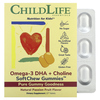 ChildLife Essentials, Essentials, омега-3 с ДГК и холином, жевательные таблетки SoftChew Gummies, со вкусом маракуйи, 27 таблеток - картинка 0