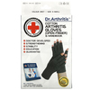 Doctor Arthritis, Хлопковые перчатки и руководство по лечению артрита с открытыми пальцами, размер X-Small, серые, 1 пара - картинка 0